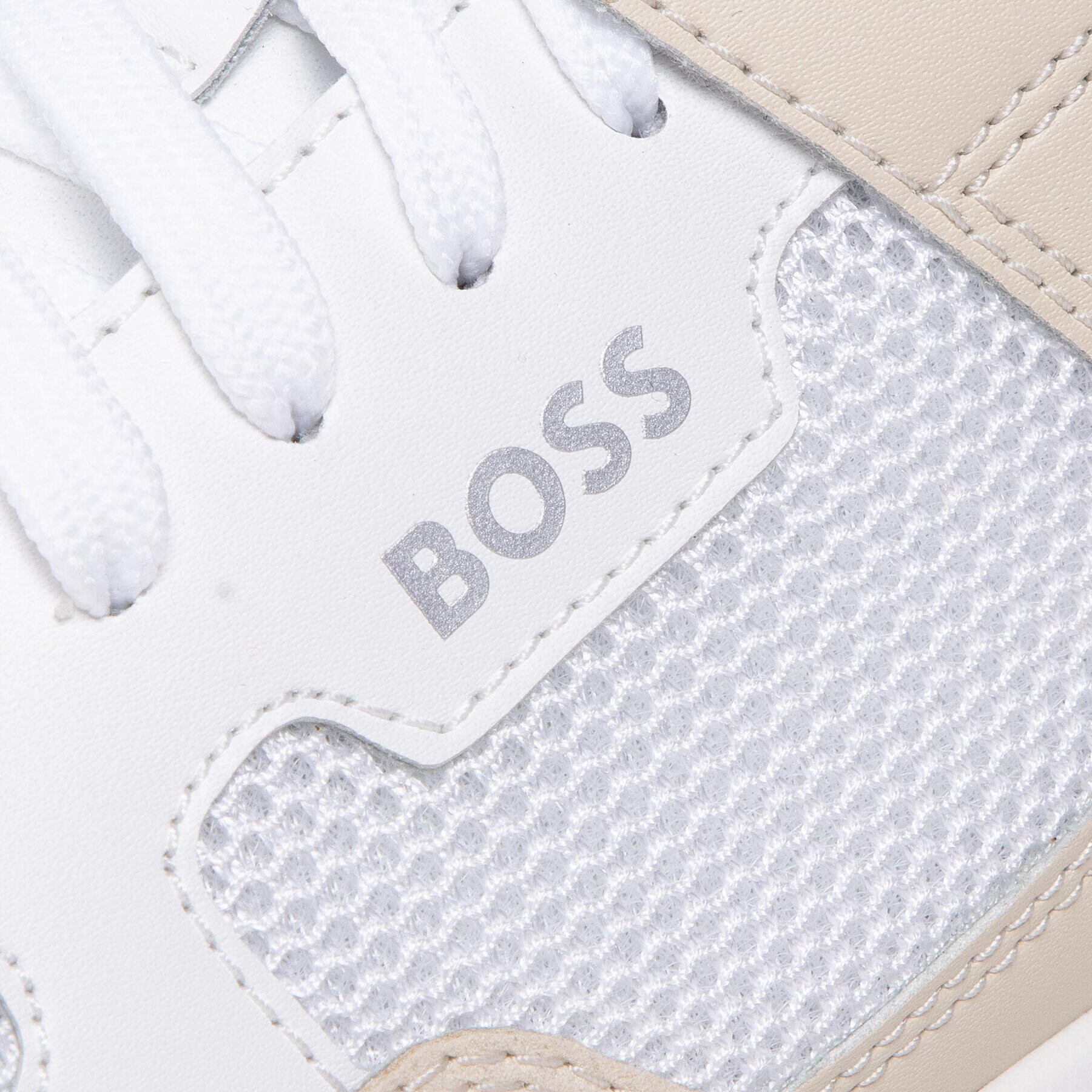 Boss Sneakersy Dean 50474514 10243294 01 Biela - Pepit.sk