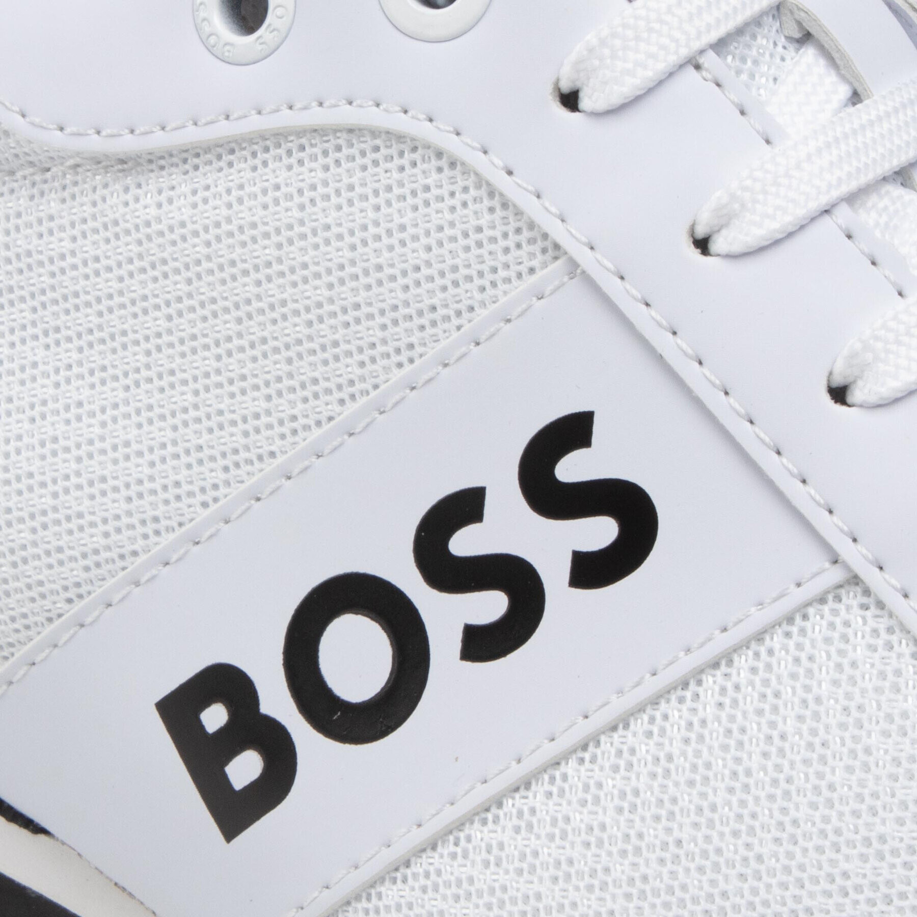 Boss Sneakersy Rusham 50470180 10199225 01 Biela - Pepit.sk