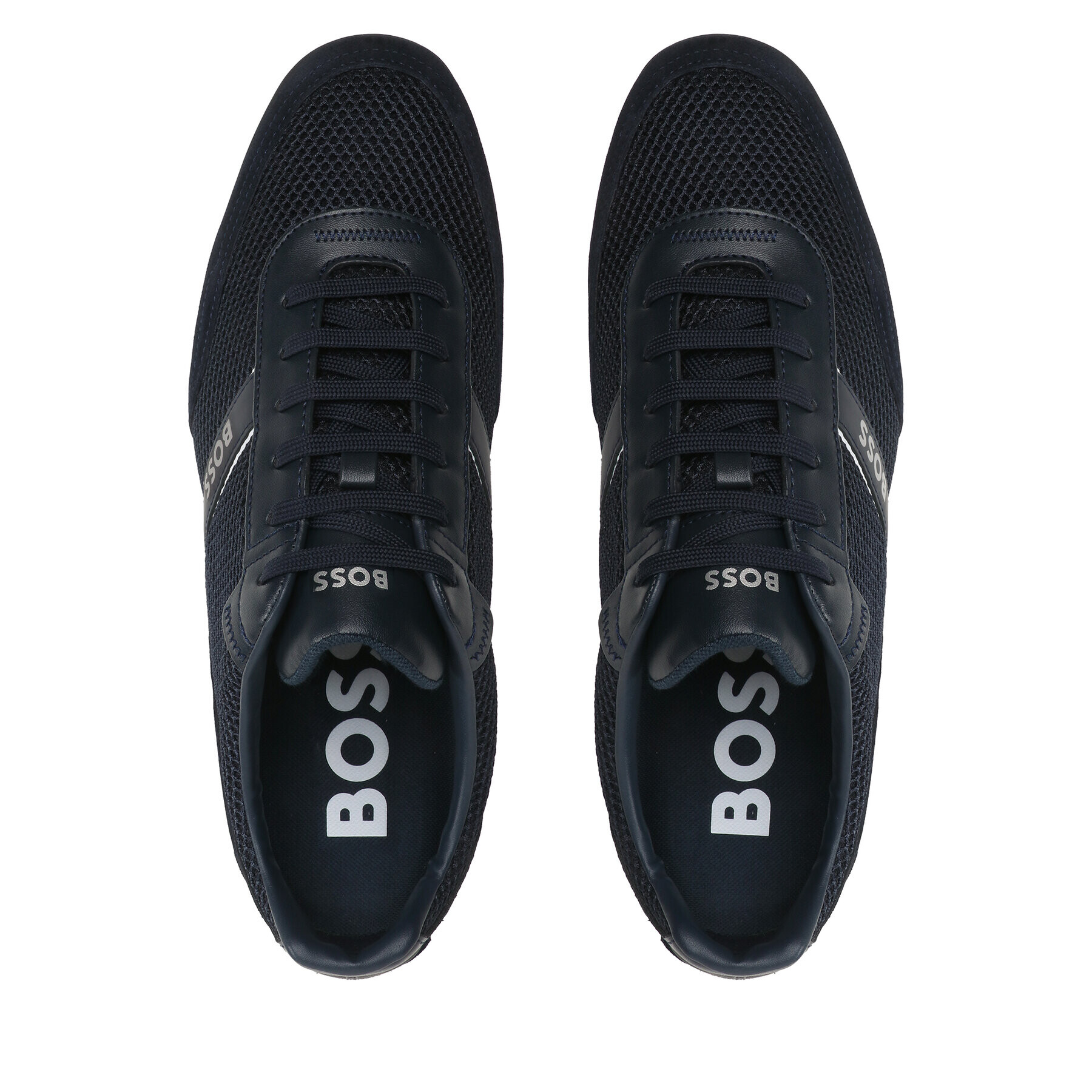 Boss Sneakersy Saturn 50493233 10249971 01 Tmavomodrá - Pepit.sk