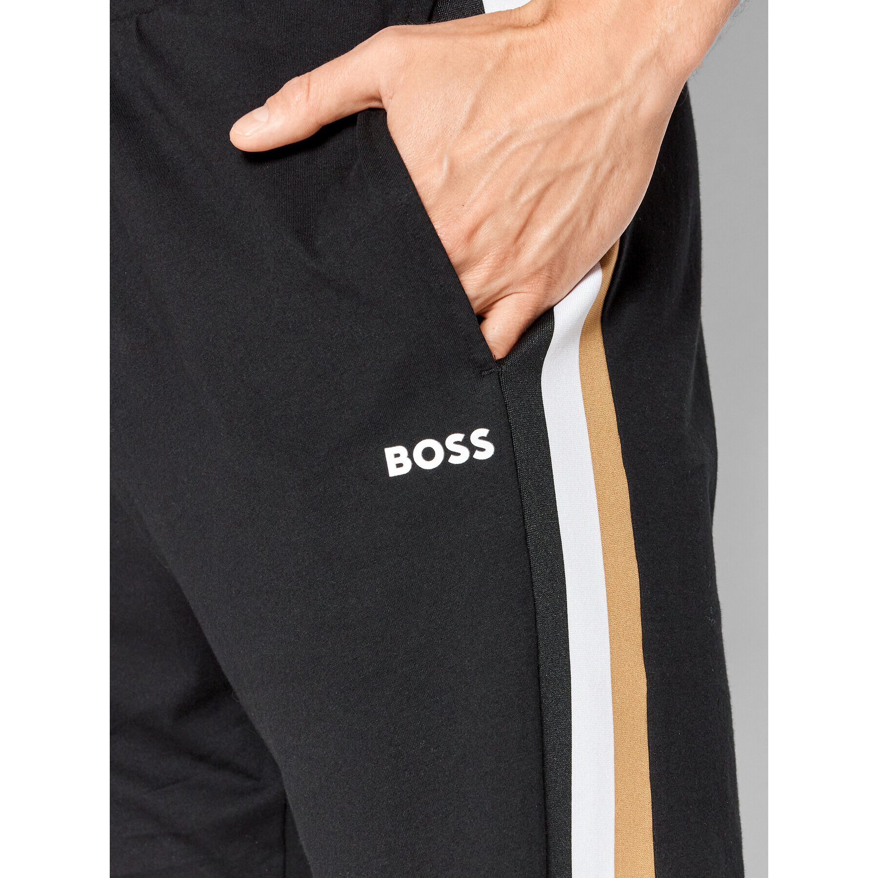 Boss Športové kraťasy Fashion 50469633 Čierna Regular Fit - Pepit.sk