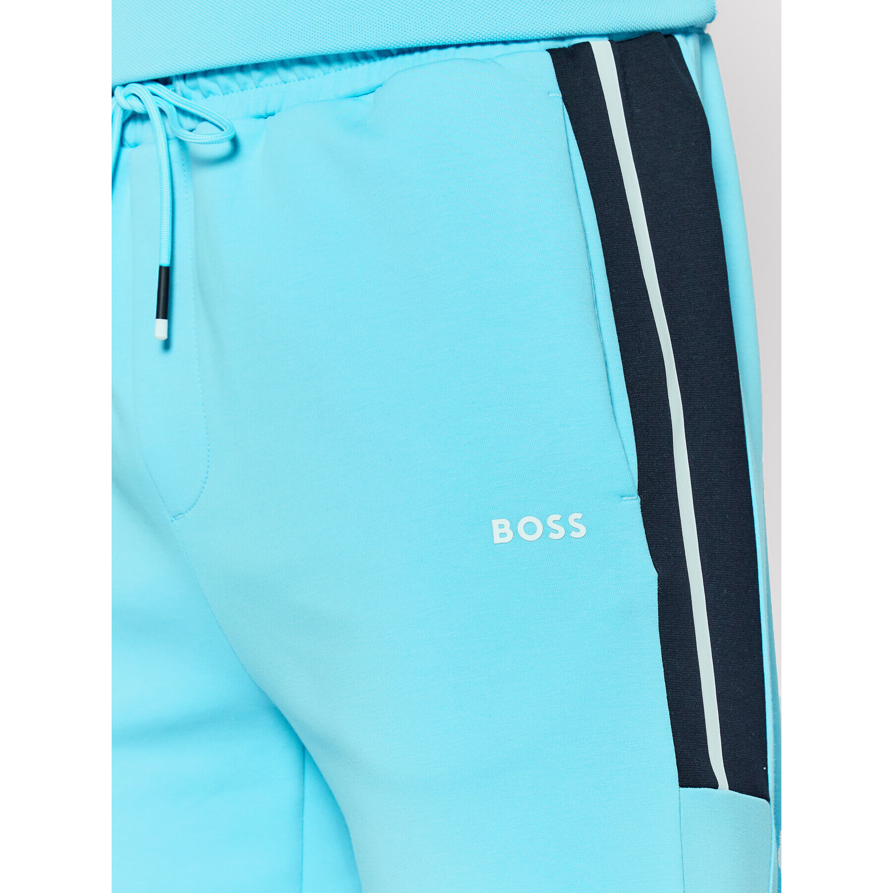 Boss Športové kraťasy Headlo 1 50465953 Modrá Regular Fit - Pepit.sk