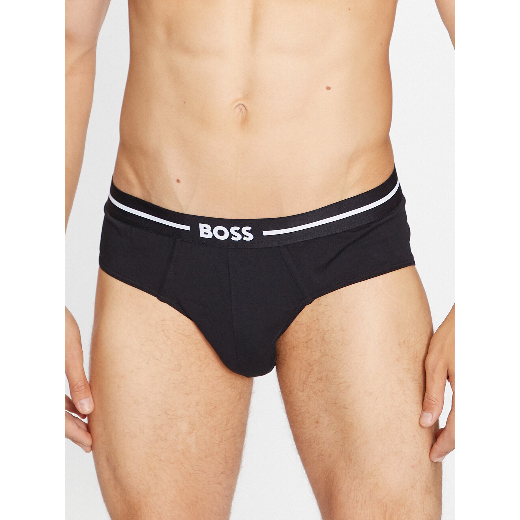 Boss Súprava 3 kusov slipov Bold Hipster Briefs 50510679 Čierna - Pepit.sk