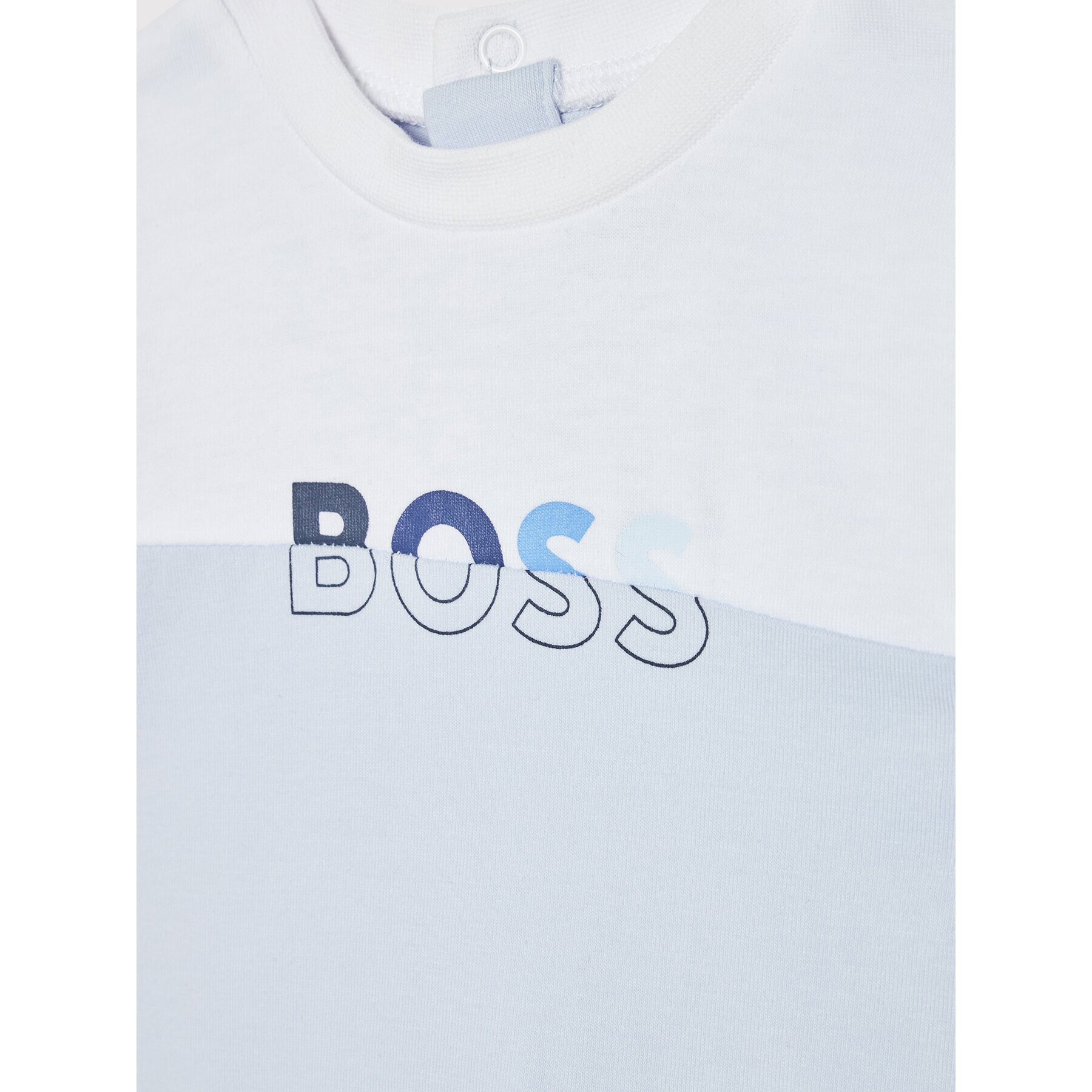 Boss Súprava dupačky a čiapka J98359 Modrá Regular Fit - Pepit.sk