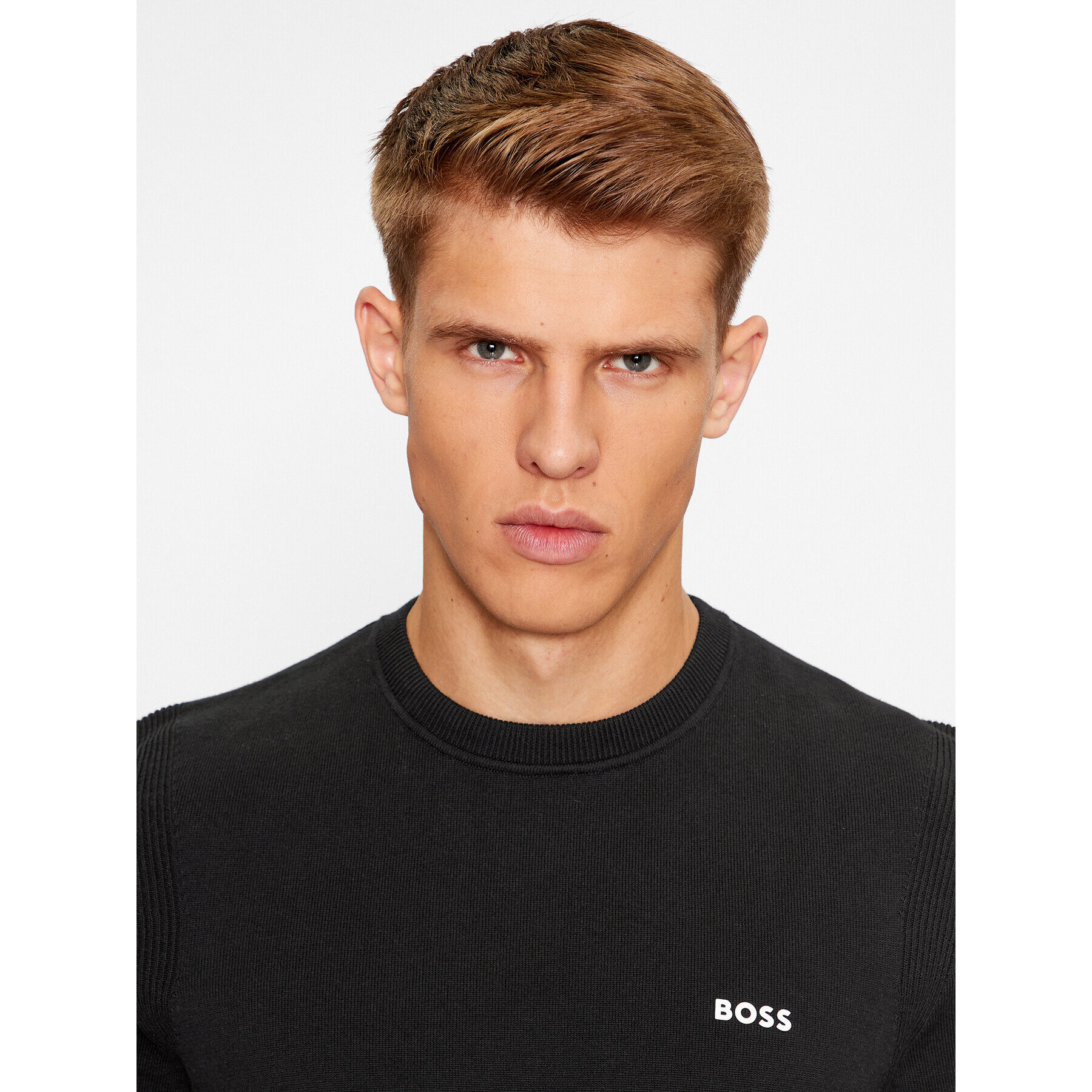 Boss Sveter Ever-X_Cn 50498539 Čierna Regular Fit - Pepit.sk