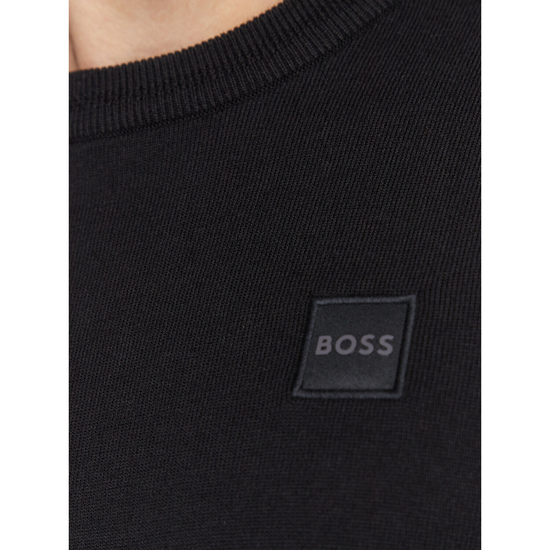 Boss Sveter Kanovano 50471343 Čierna Regular Fit - Pepit.sk