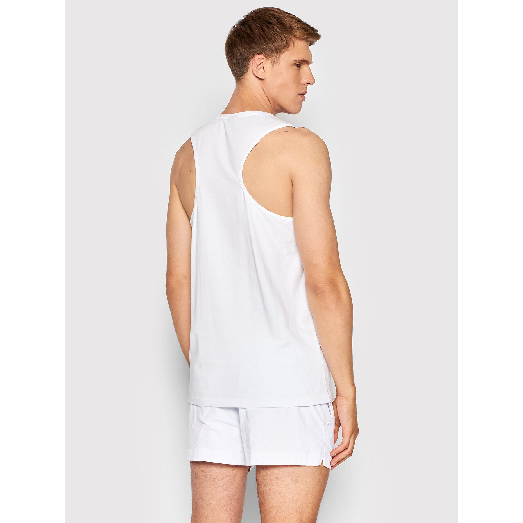 Boss Tank top Beach 50469301 Biela Regular Fit - Pepit.sk