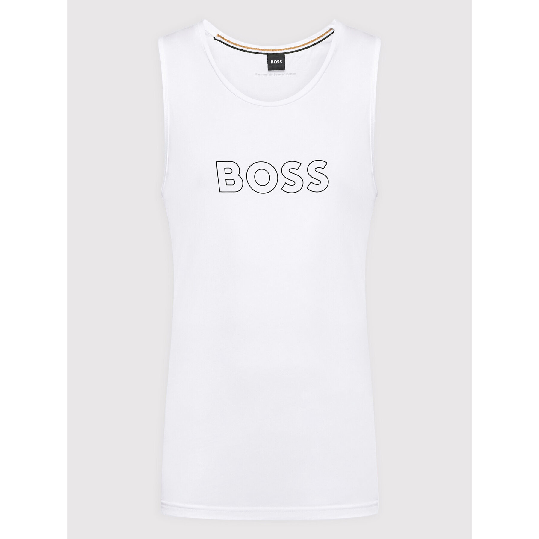 Boss Tank top Beach 50469301 Biela Regular Fit - Pepit.sk