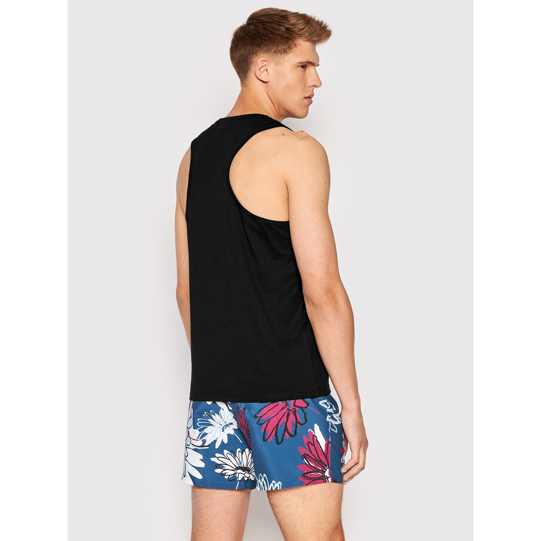 Boss Tank top Beach 50469301 Čierna Regular Fit - Pepit.sk