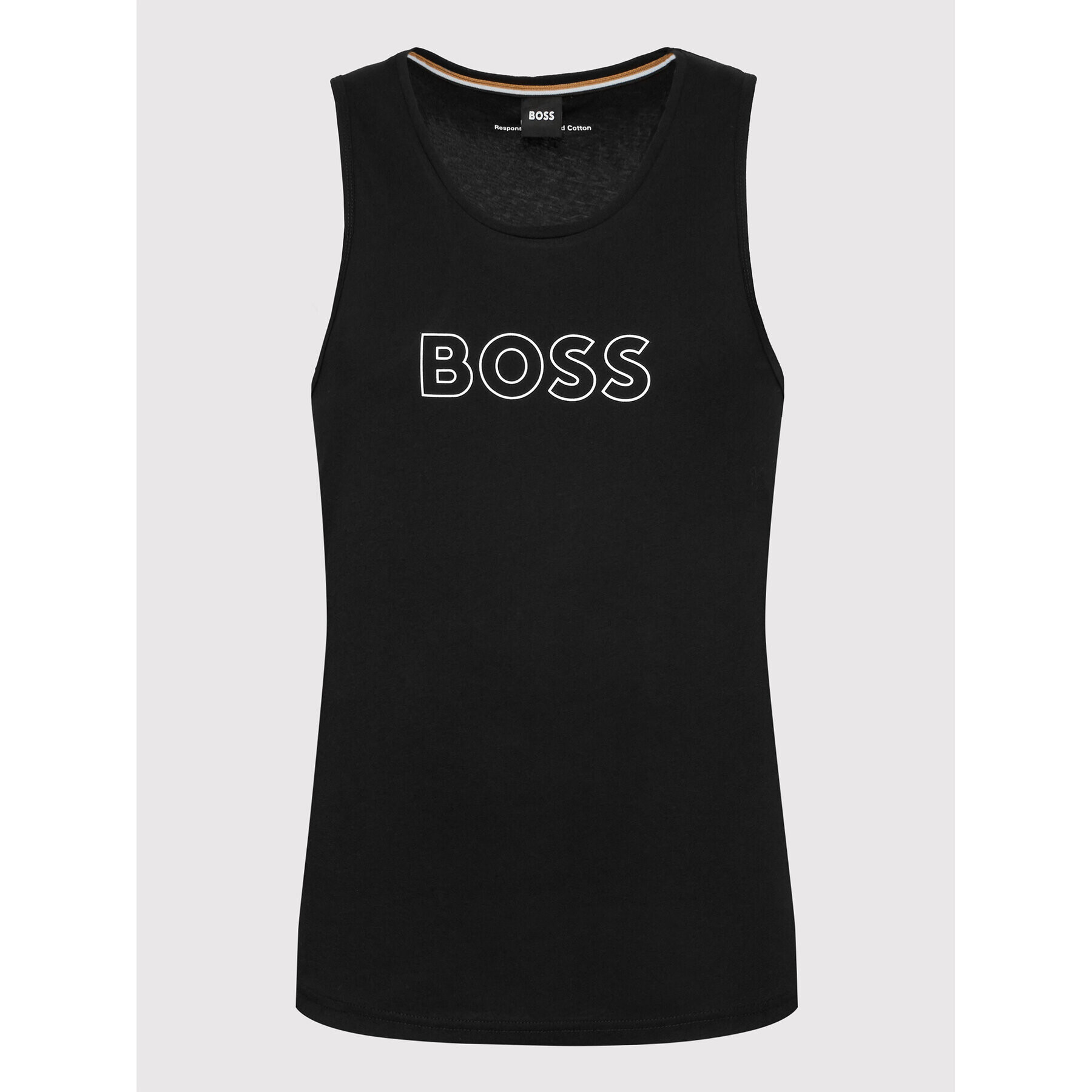 Boss Tank top Beach 50469301 Čierna Regular Fit - Pepit.sk