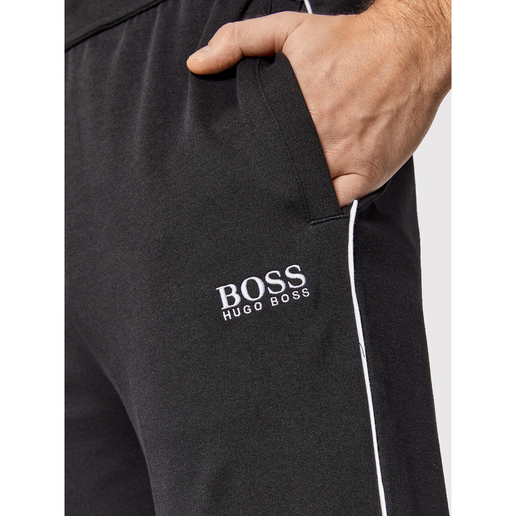 Boss Teplákové nohavice 50460273 Čierna Regular Fit - Pepit.sk