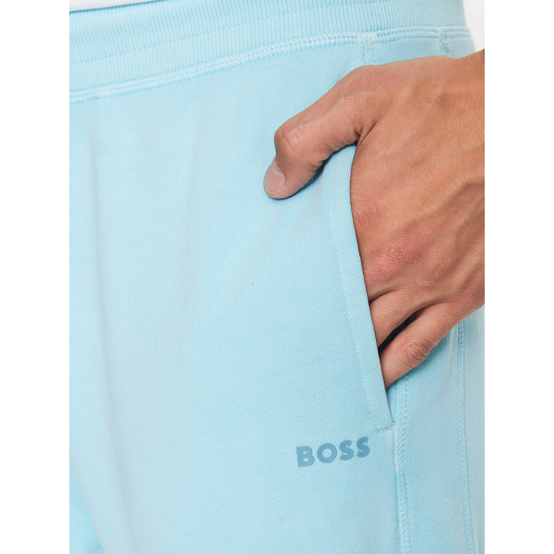 Boss Teplákové nohavice 50472661 Modrá Relaxed Fit - Pepit.sk