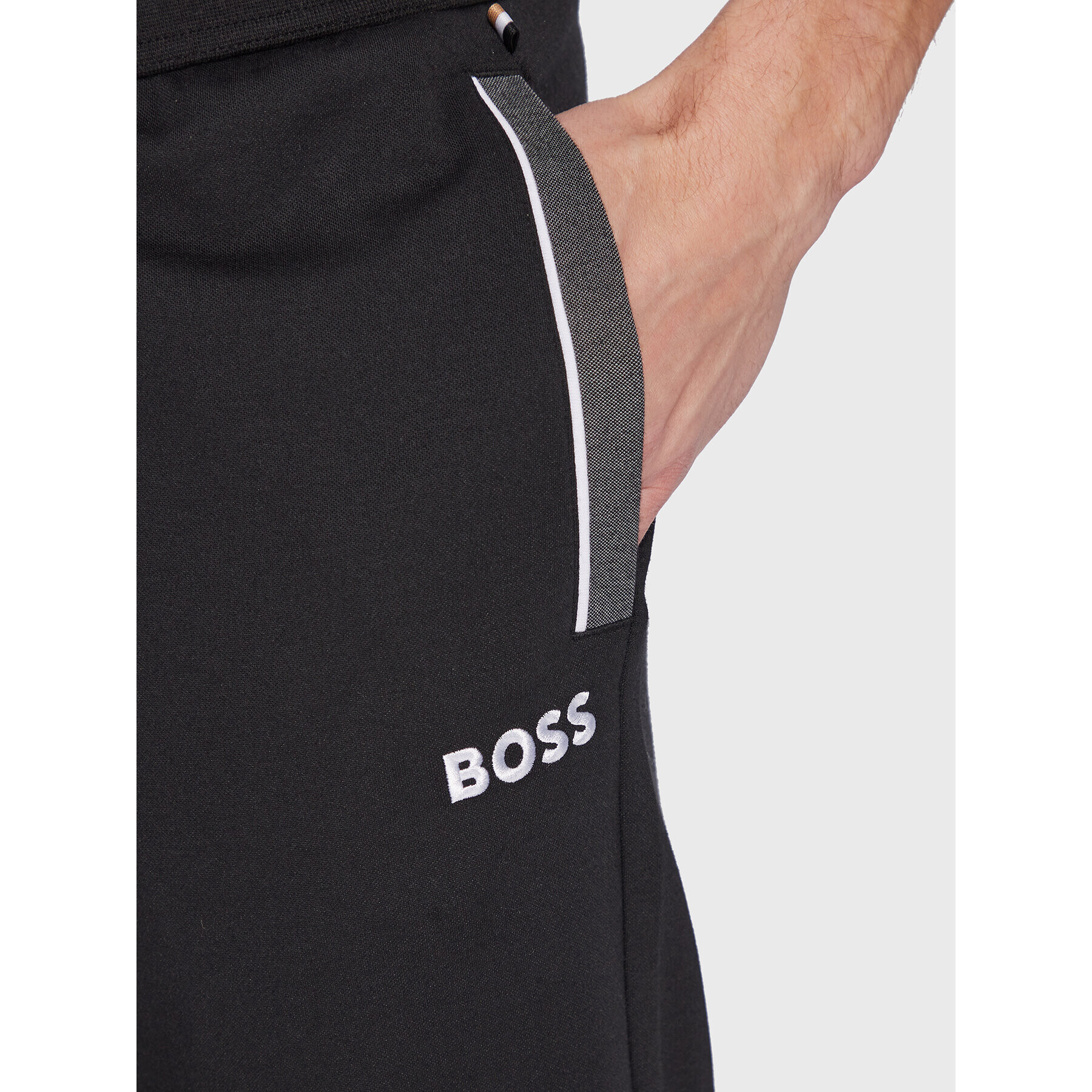 Boss Teplákové nohavice 50480536 Čierna Regular Fit - Pepit.sk