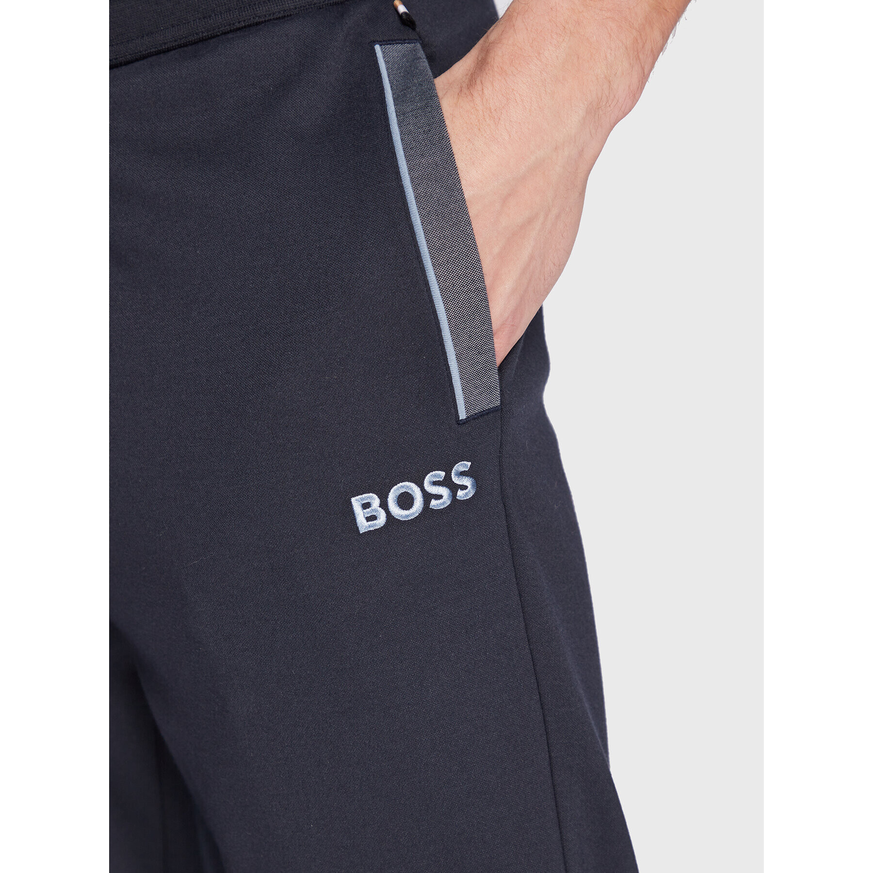 Boss Teplákové nohavice 50480536 Tmavomodrá Regular Fit - Pepit.sk