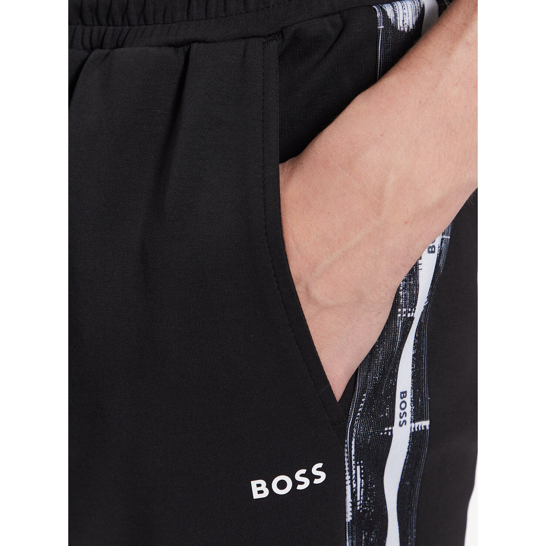 Boss Teplákové nohavice 50483952 Čierna Relaxed Fit - Pepit.sk