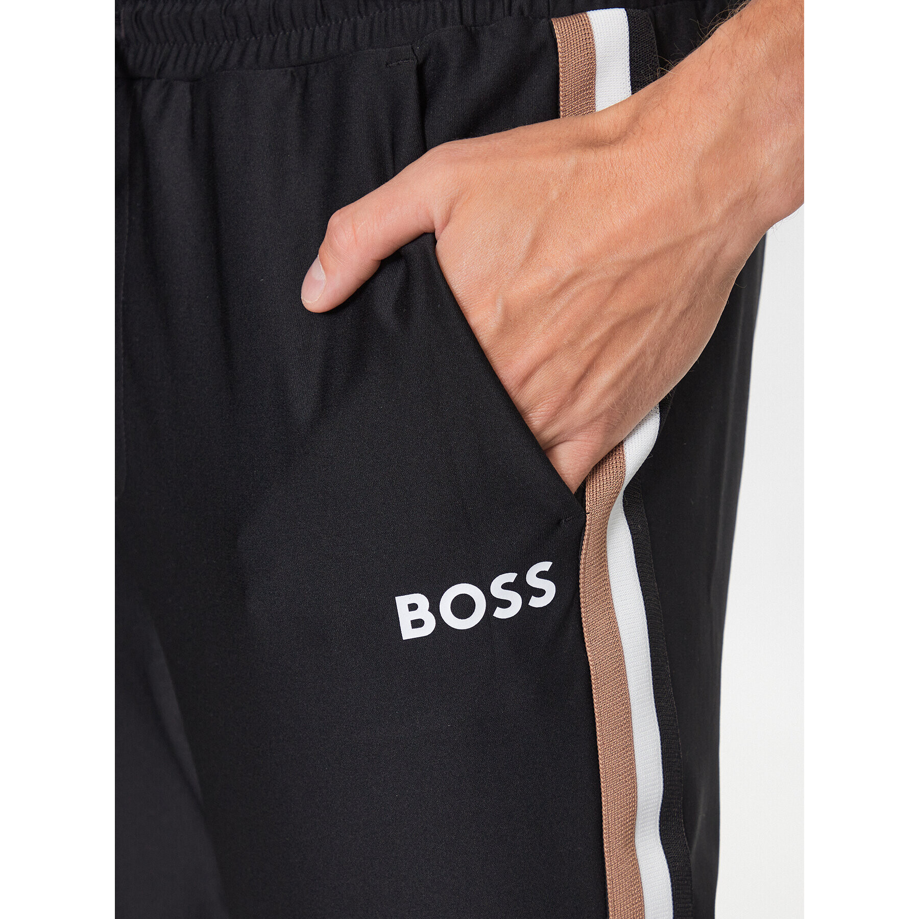 Boss Teplákové nohavice 50504553 Čierna Regular Fit - Pepit.sk