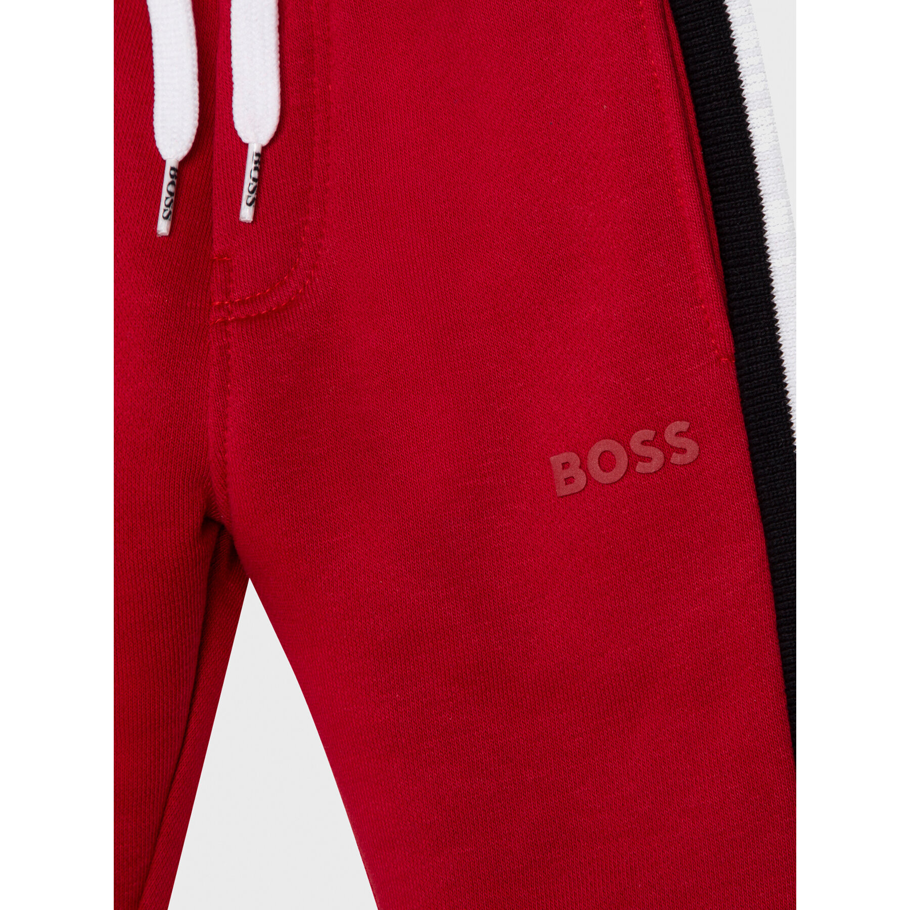 Boss Teplákové nohavice J04450 S Červená Regular Fit - Pepit.sk