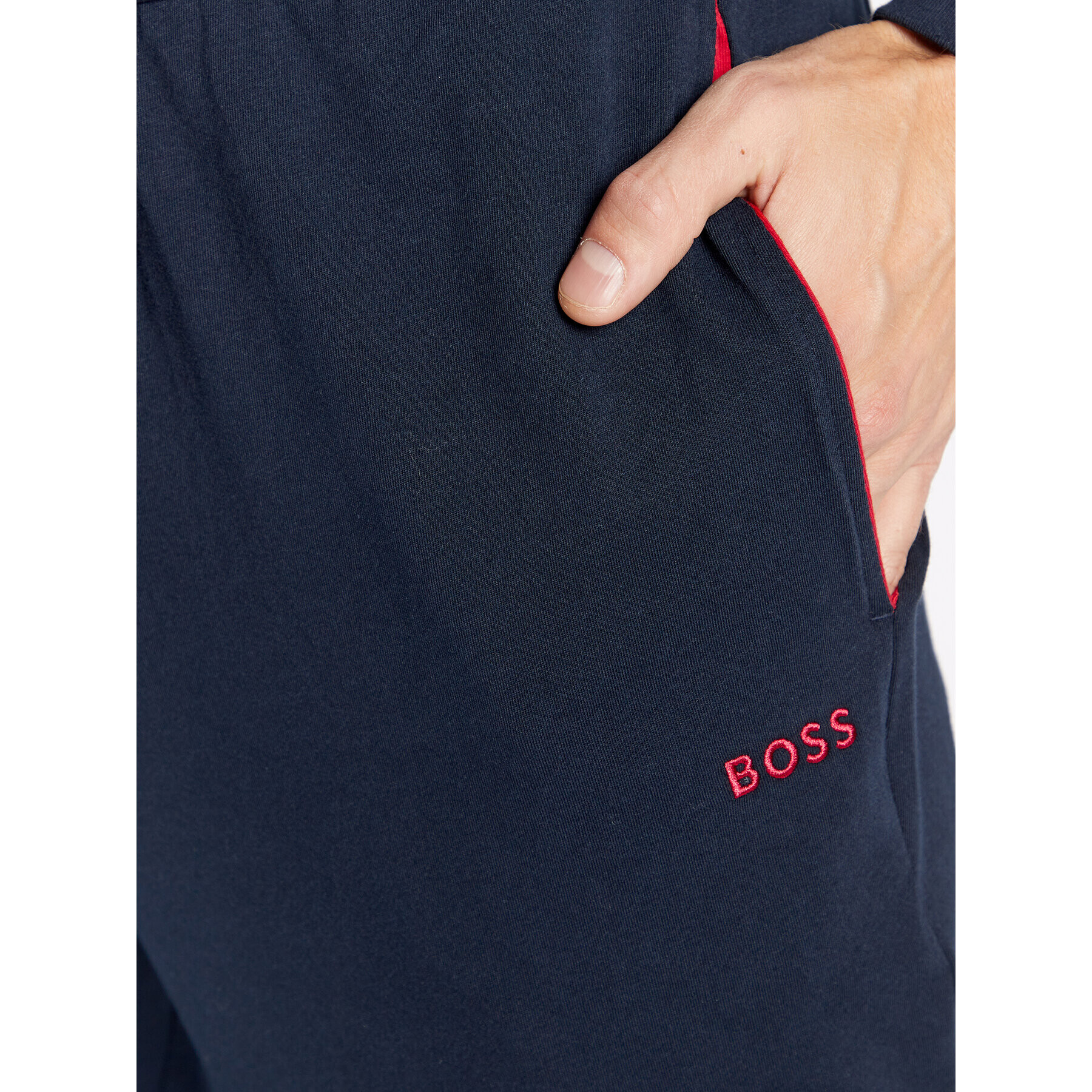 Boss Teplákové nohavice Mix&Match 50473000 Tmavomodrá Regular Fit - Pepit.sk