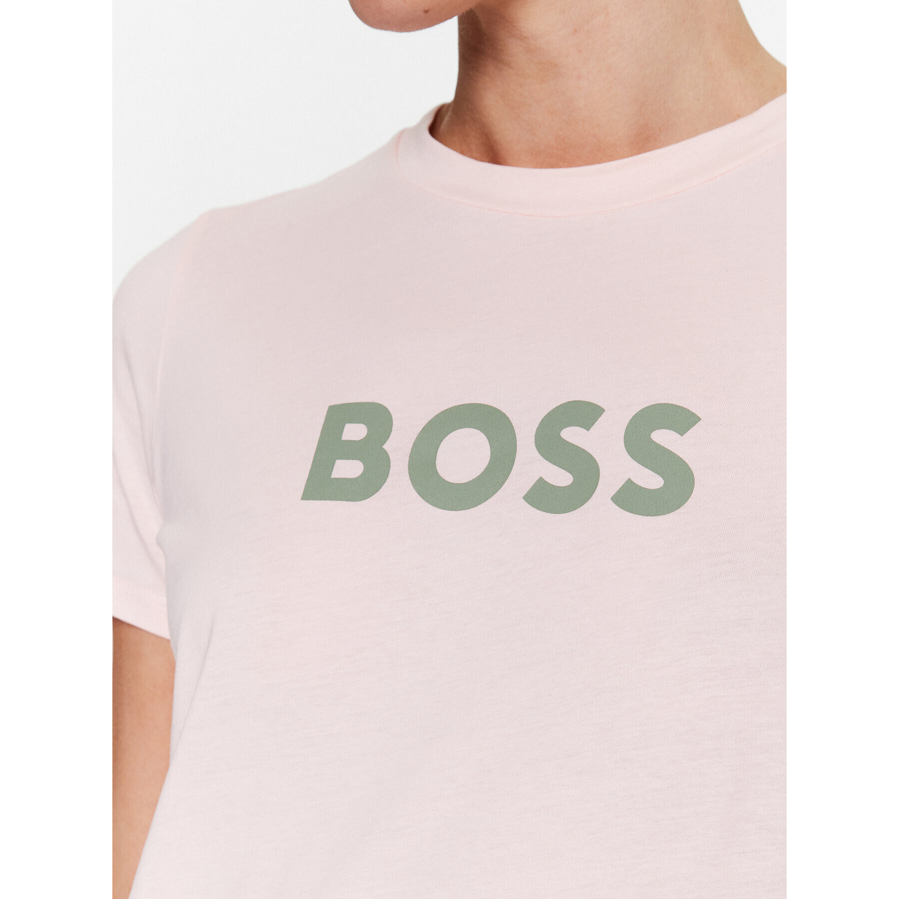 Boss Tričko 50468356 Ružová Regular Fit - Pepit.sk