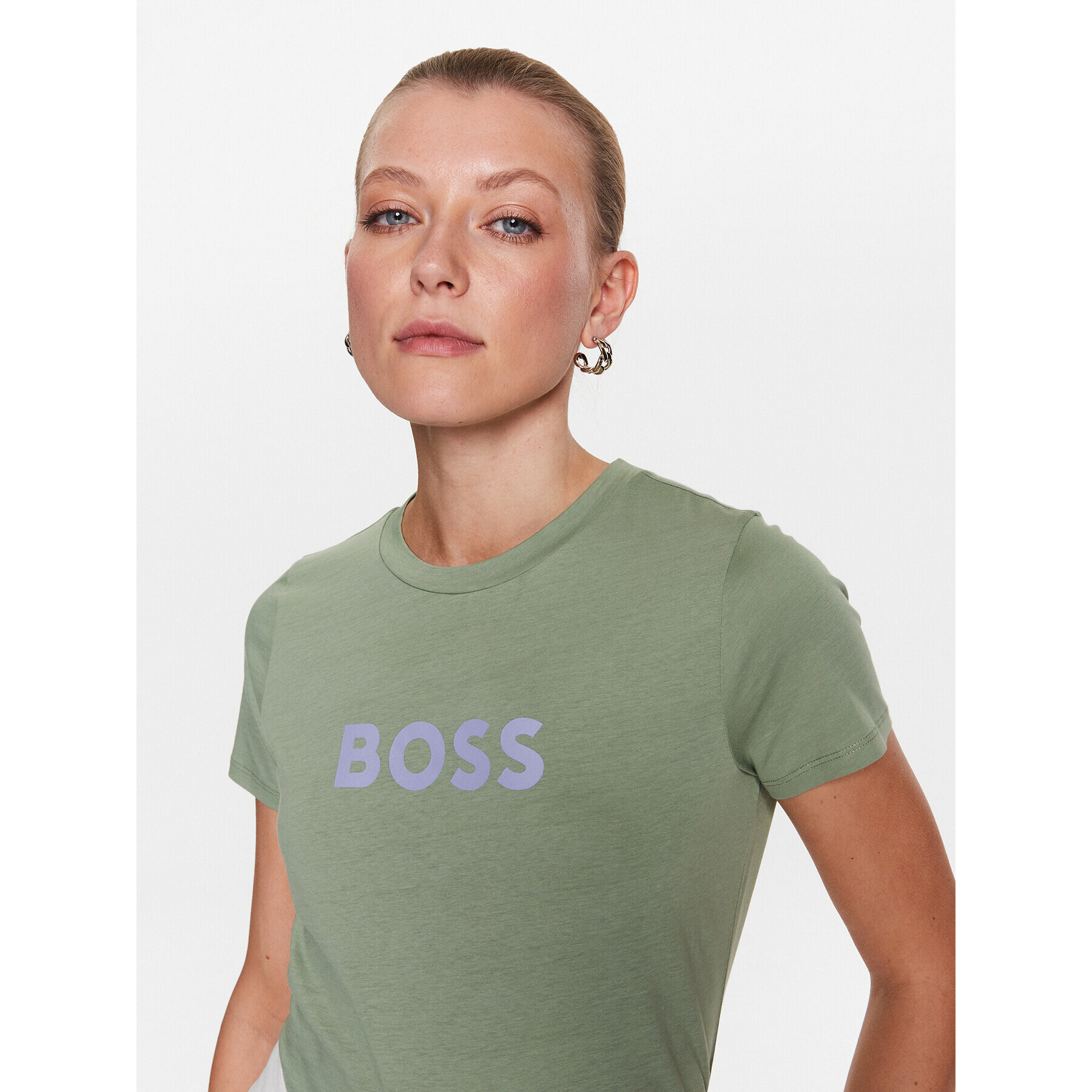 Boss Tričko 50468356 Zelená Regular Fit - Pepit.sk