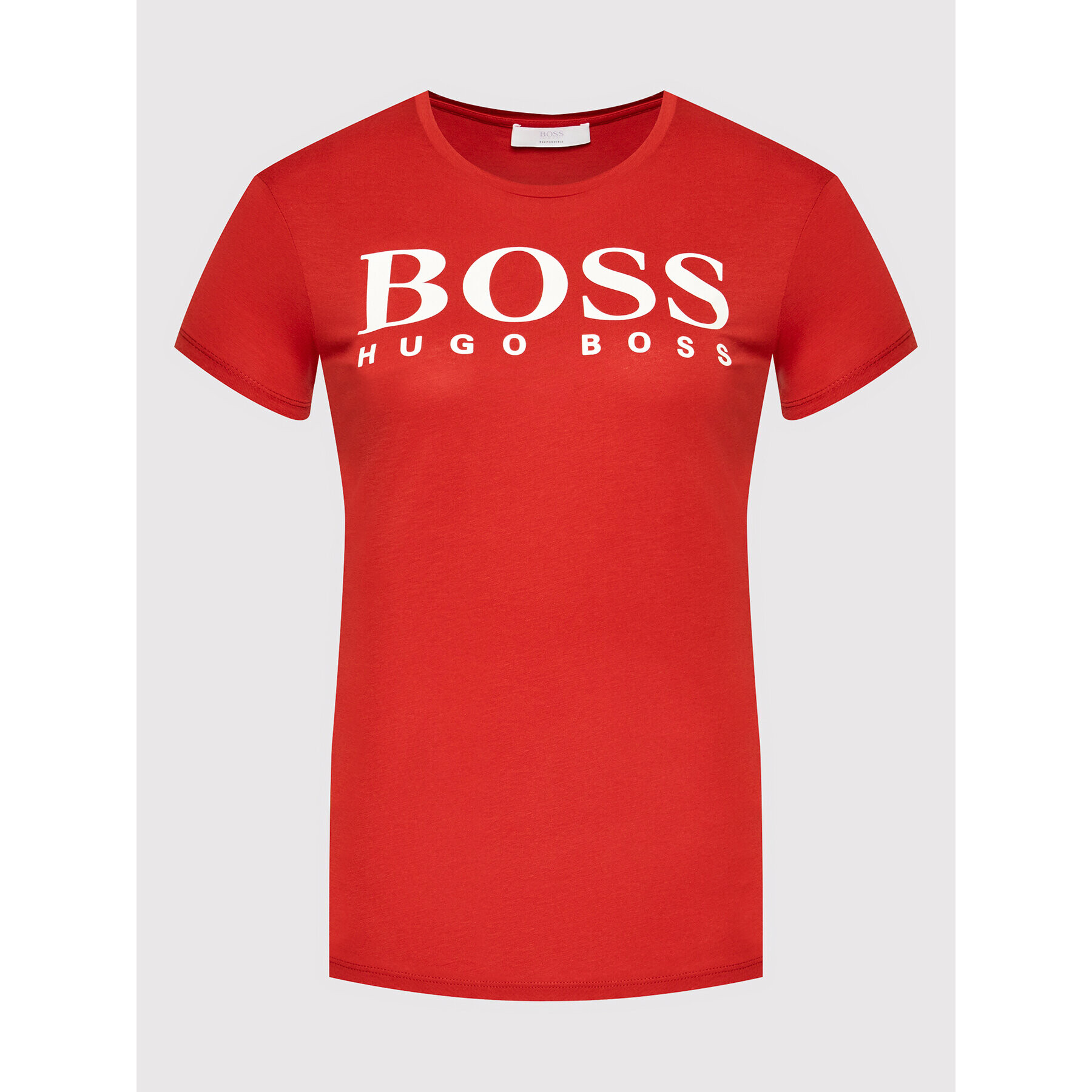 Boss Tričko C_Elogo1 50455144 Červená Regular Fit - Pepit.sk