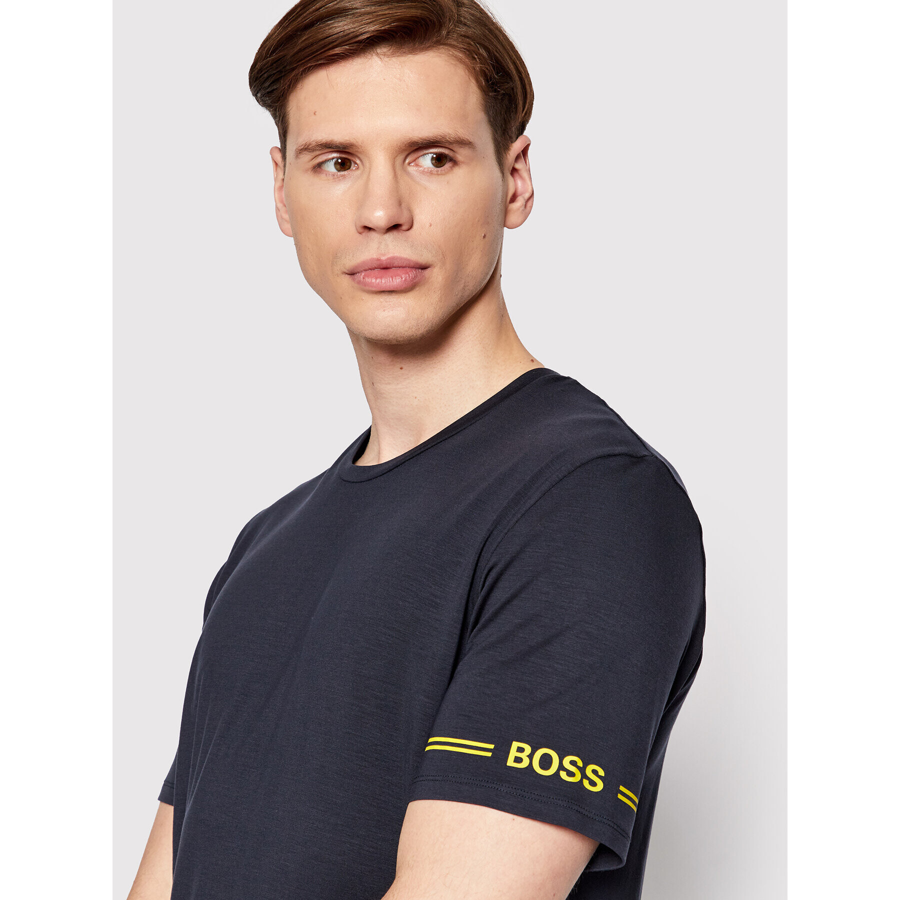 Boss Tričko Refined 50460285 Tmavomodrá Regular Fit - Pepit.sk