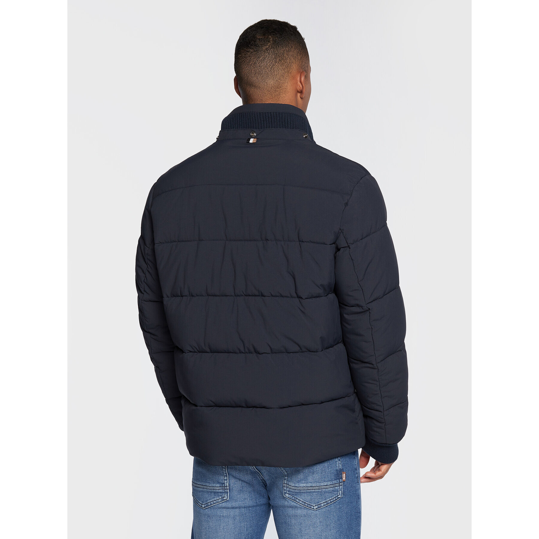 Boss Vatovaná bunda Corleon1 50478378 Tmavomodrá Regular Fit - Pepit.sk