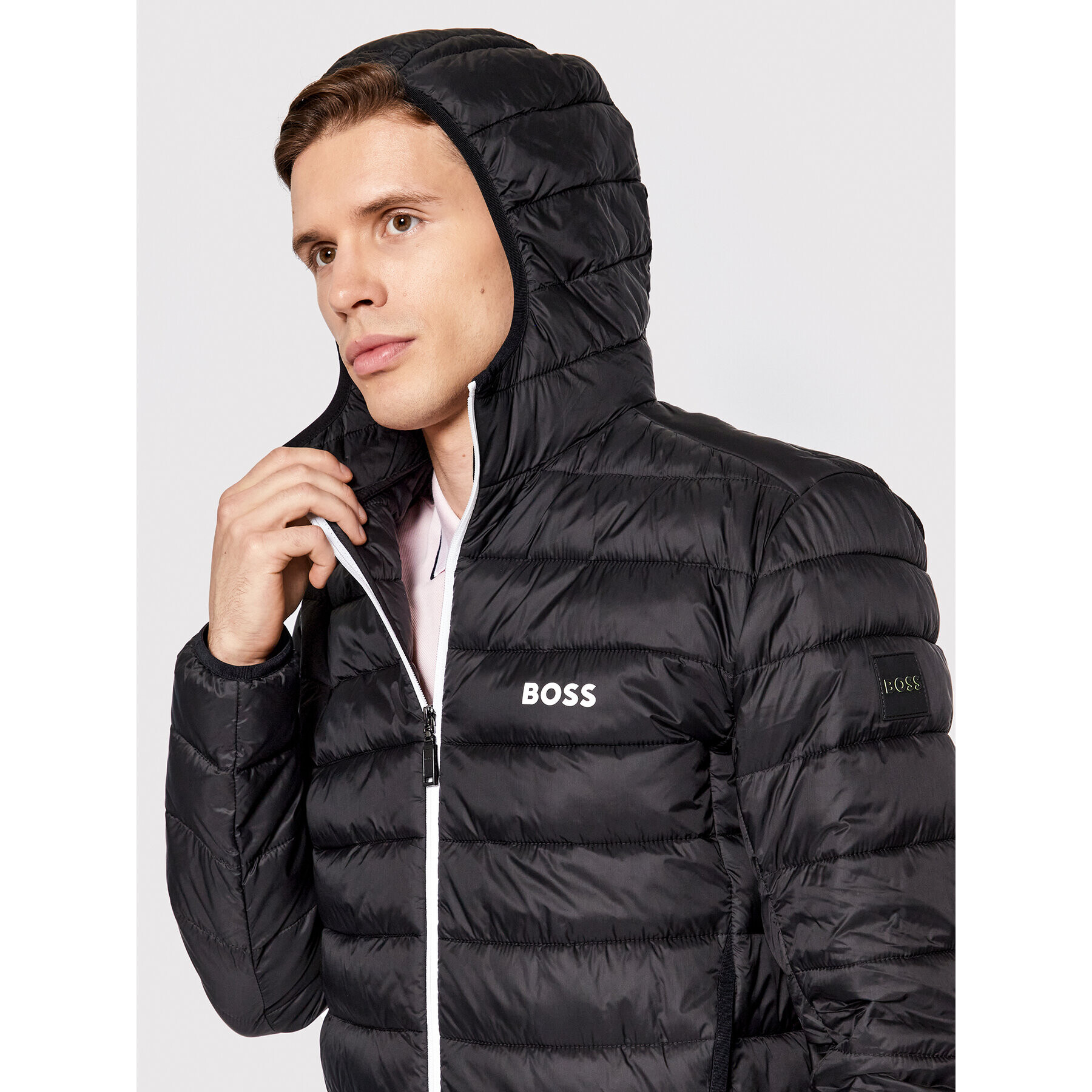 Boss Vatovaná bunda J_Thor 50472472 Čierna Regular Fit - Pepit.sk