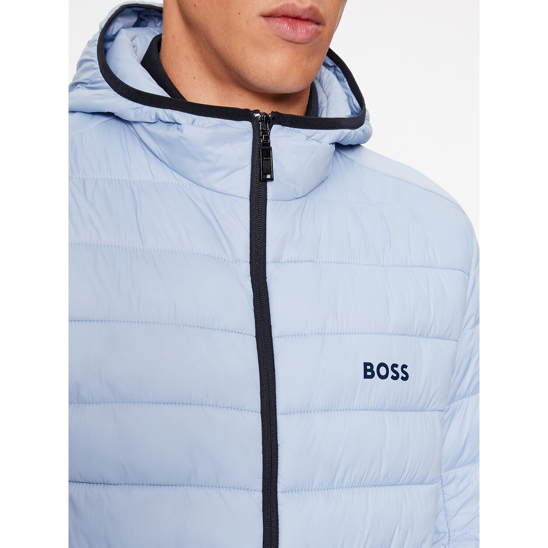 Boss Vatovaná bunda J_Thor 50472472 Modrá Regular Fit - Pepit.sk