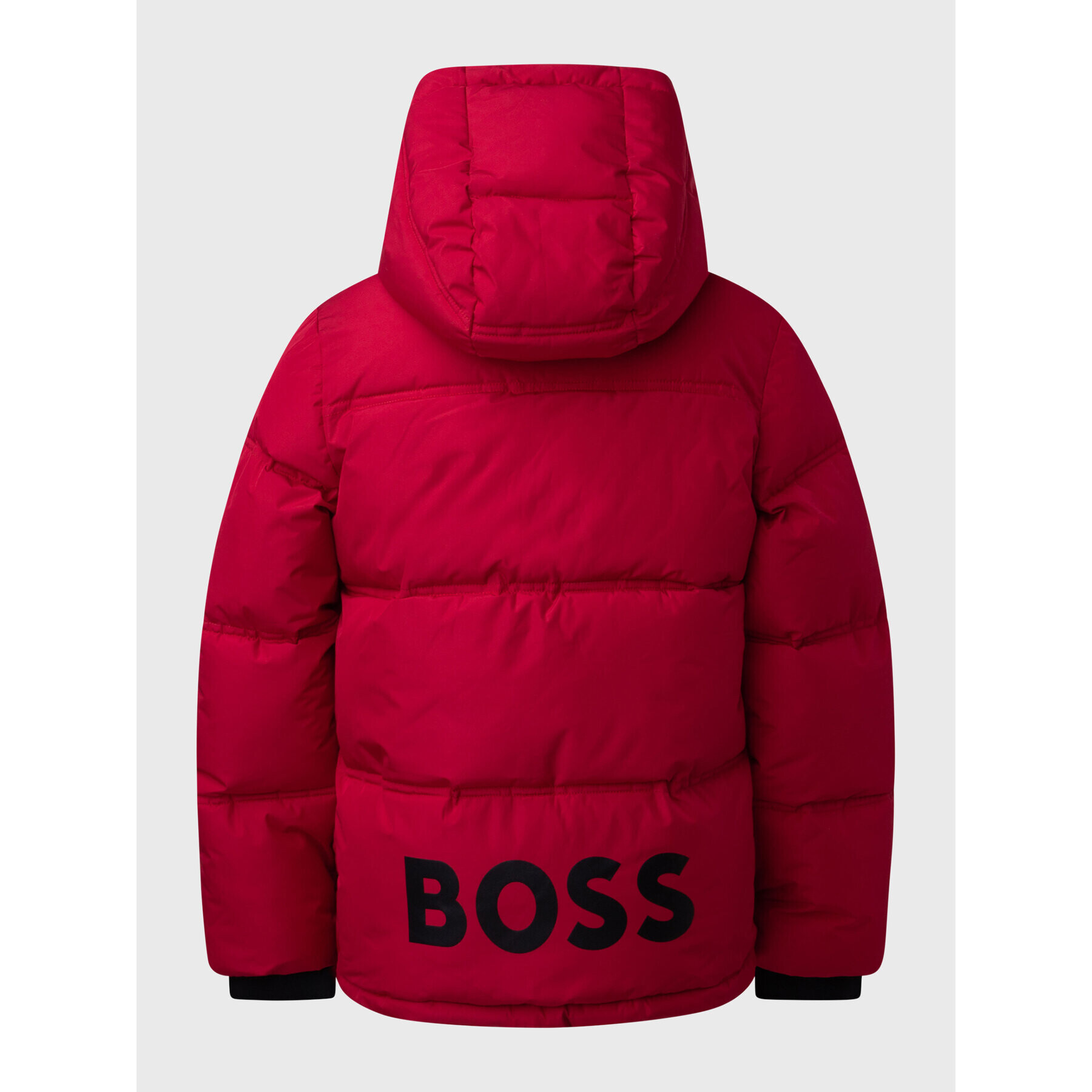 Boss Vatovaná bunda J26488 D Červená Regular Fit - Pepit.sk