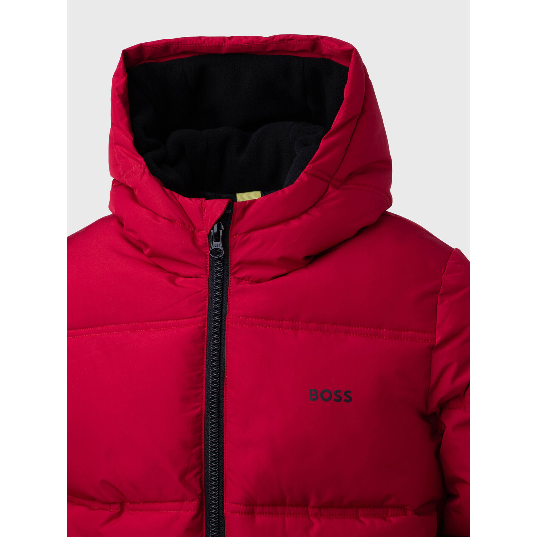 Boss Vatovaná bunda J26488 D Červená Regular Fit - Pepit.sk