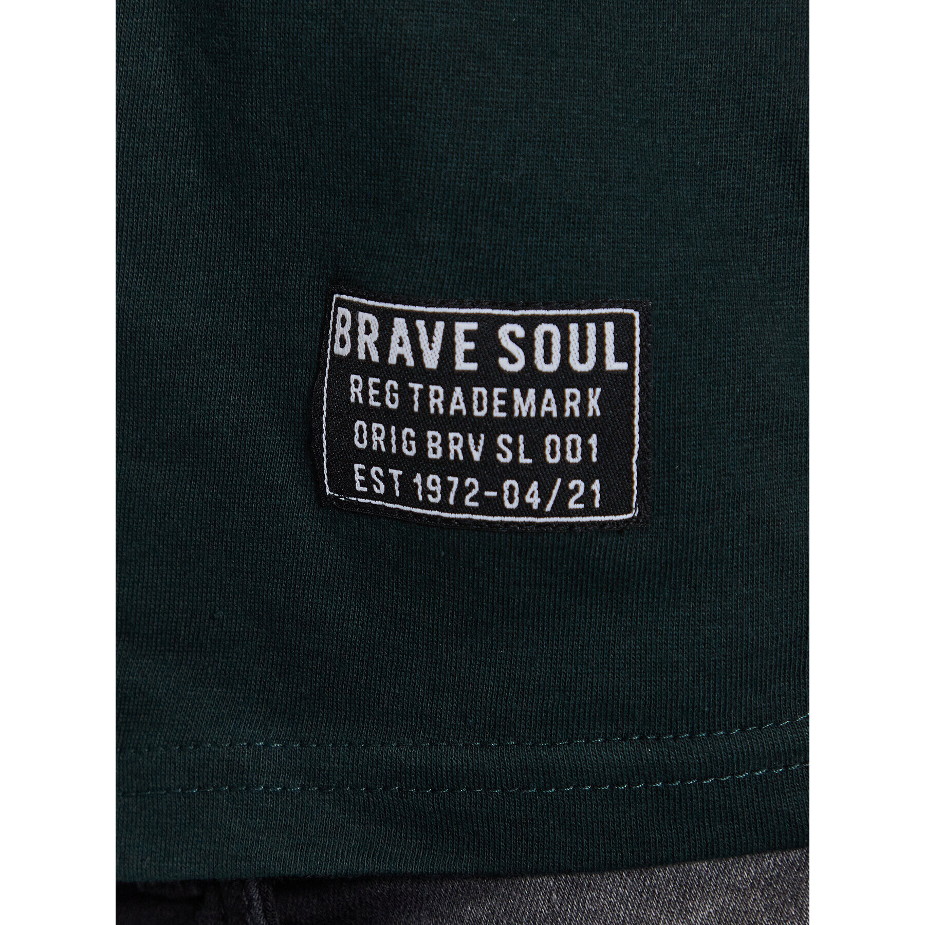 Brave Soul Tričko MTS-149ALFARO Zelená Regular Fit - Pepit.sk