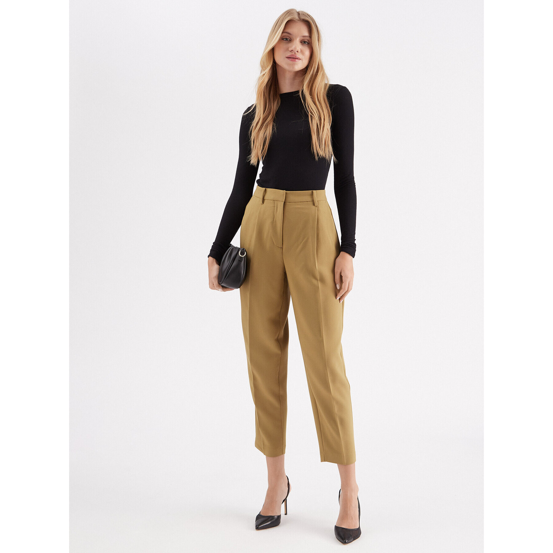 Bruuns Bazaar Blúzka Angela BBW1071N Čierna Slim Fit - Pepit.sk