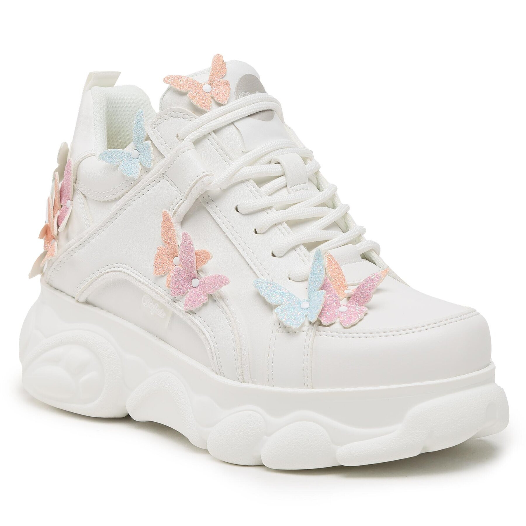 Buffalo Sneakersy Cld Corin Butterflie 1630882 Biela - Pepit.sk