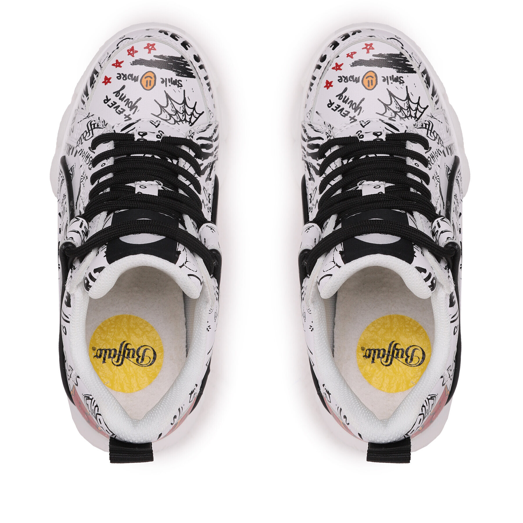 Buffalo Sneakersy Cld Corin Graffiti 1630875 Biela - Pepit.sk