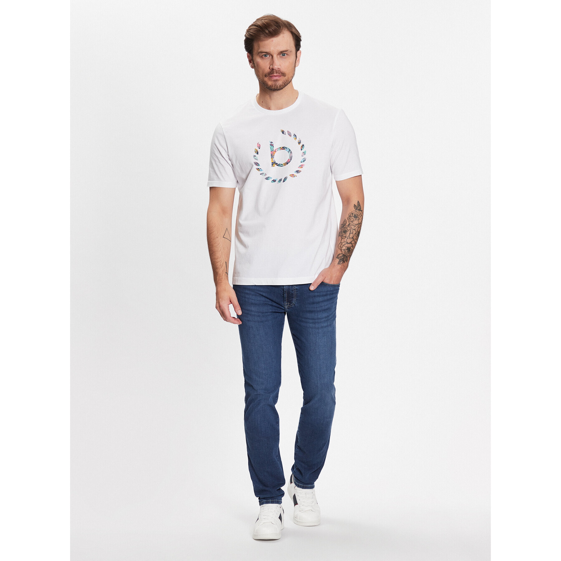 Bugatti Džínsy 3228D 36644 Tmavomodrá Slim Fit - Pepit.sk