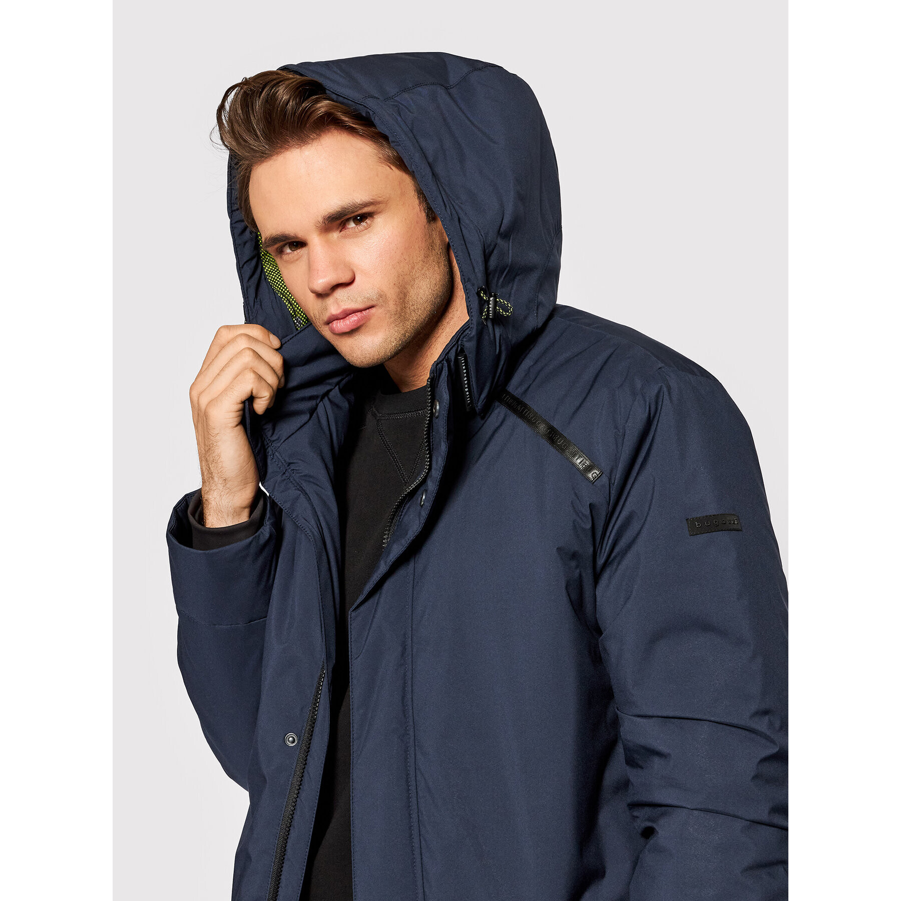 Bugatti Parka 875313 81219 Tmavomodrá Regular Fit - Pepit.sk