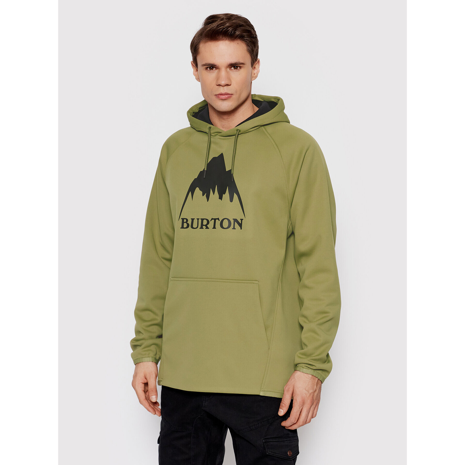 Burton Funkčná mikina Crown 22024100300 Zelená Regular Fit - Pepit.sk