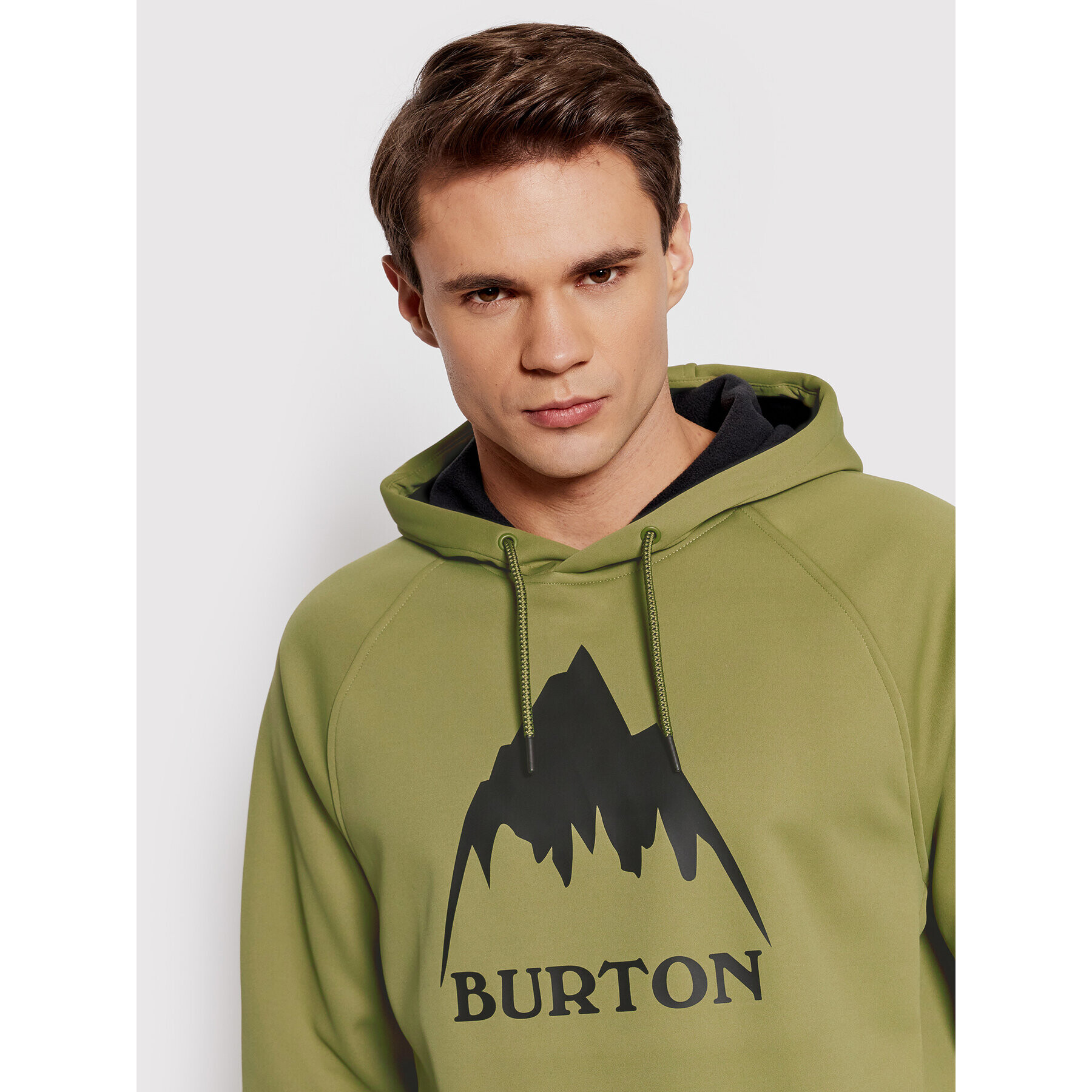 Burton Funkčná mikina Crown 22024100300 Zelená Regular Fit - Pepit.sk