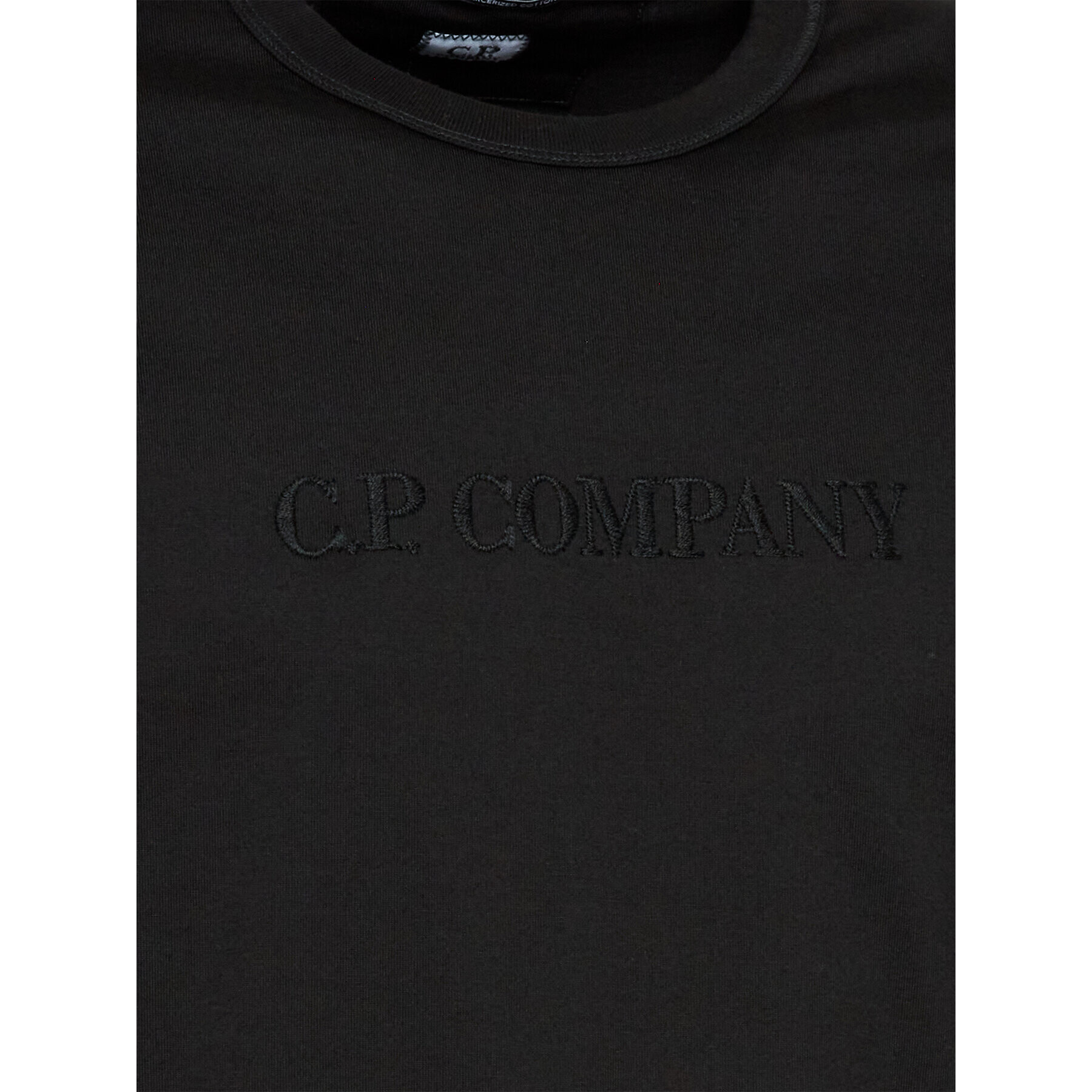 C.P. Company S dlhými rukávmi 13CMTS228A 006203W Čierna Regular Fit - Pepit.sk