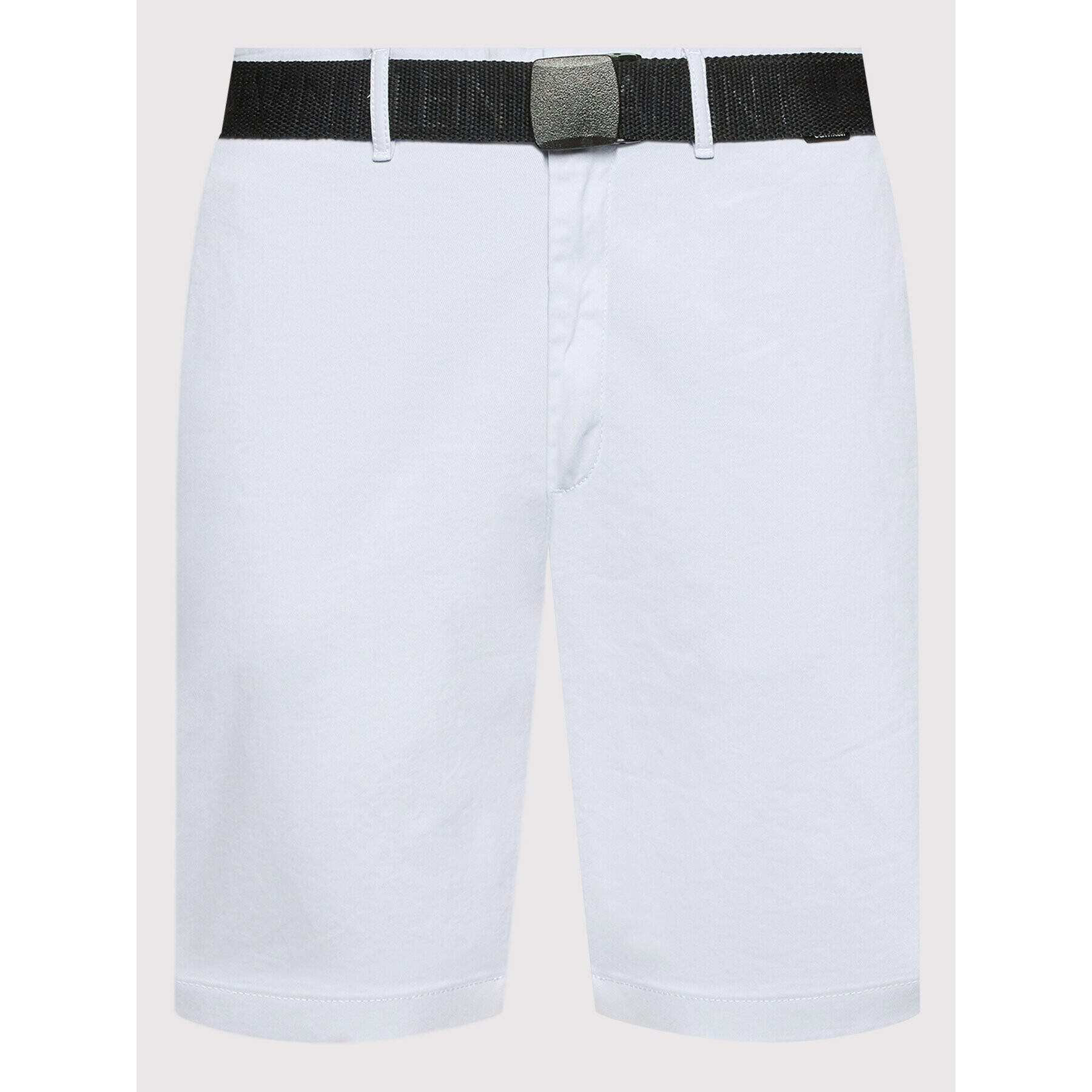 Calvin Klein Bavlnené šortky Garment Dye Belted K10K109443 Modrá Slim Fit - Pepit.sk