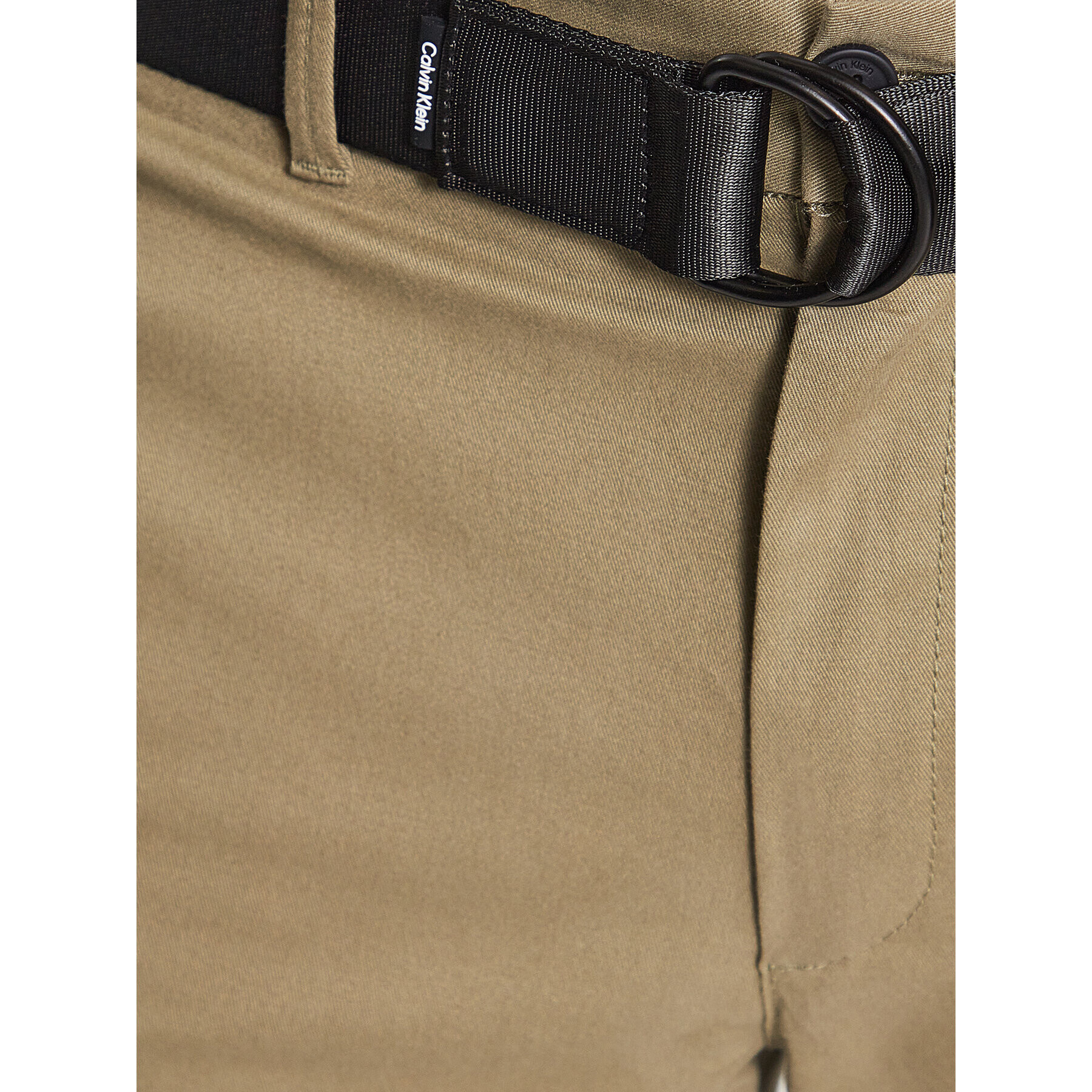 Calvin Klein Bavlnené šortky Modern Twill Slim Short Belt K10K111788 Modrá Slim Fit - Pepit.sk