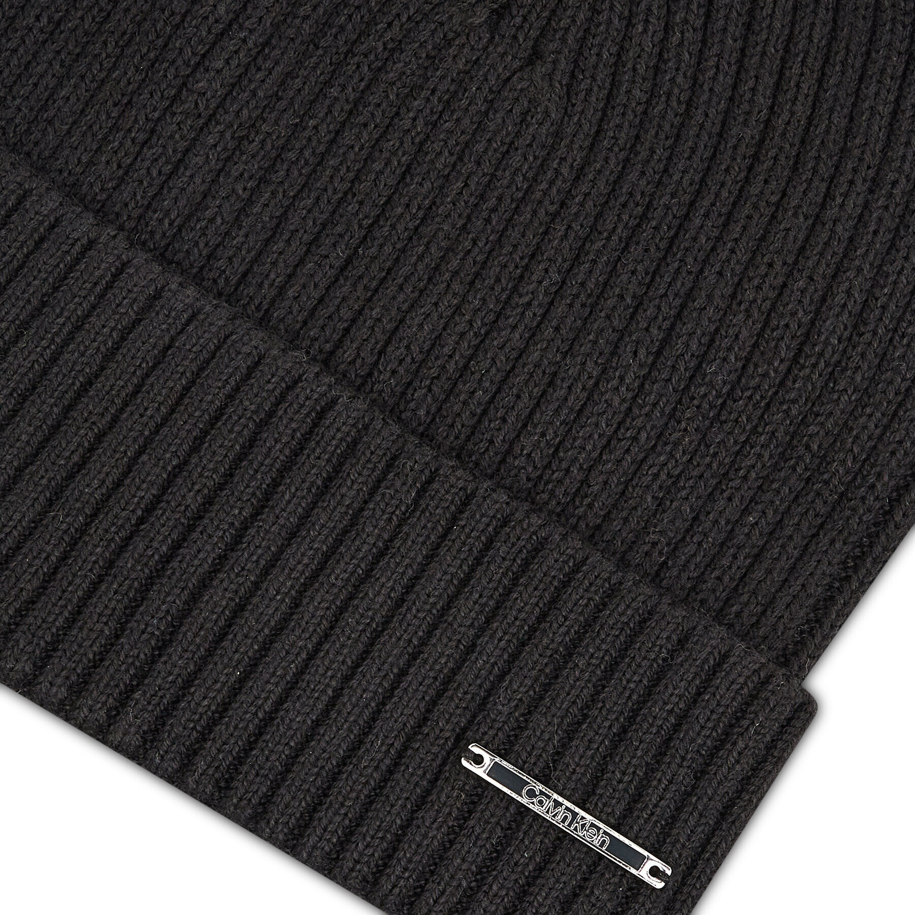 Calvin Klein Čiapka Basic Rib Beanie K50K507496 Čierna - Pepit.sk