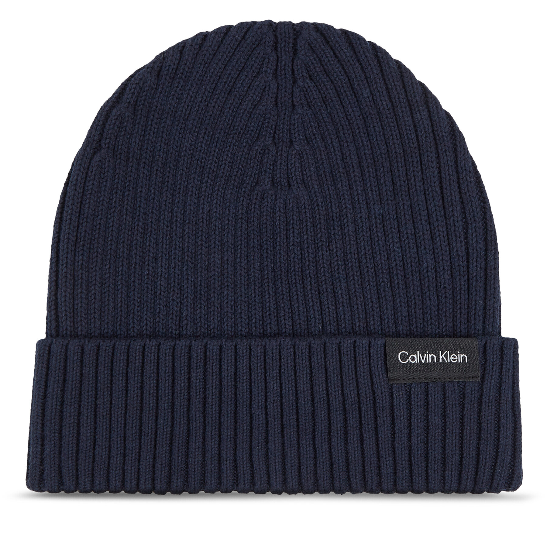 Calvin Klein Čiapka Classic Cotton Rib Beanie K50K510982 Tmavomodrá - Pepit.sk