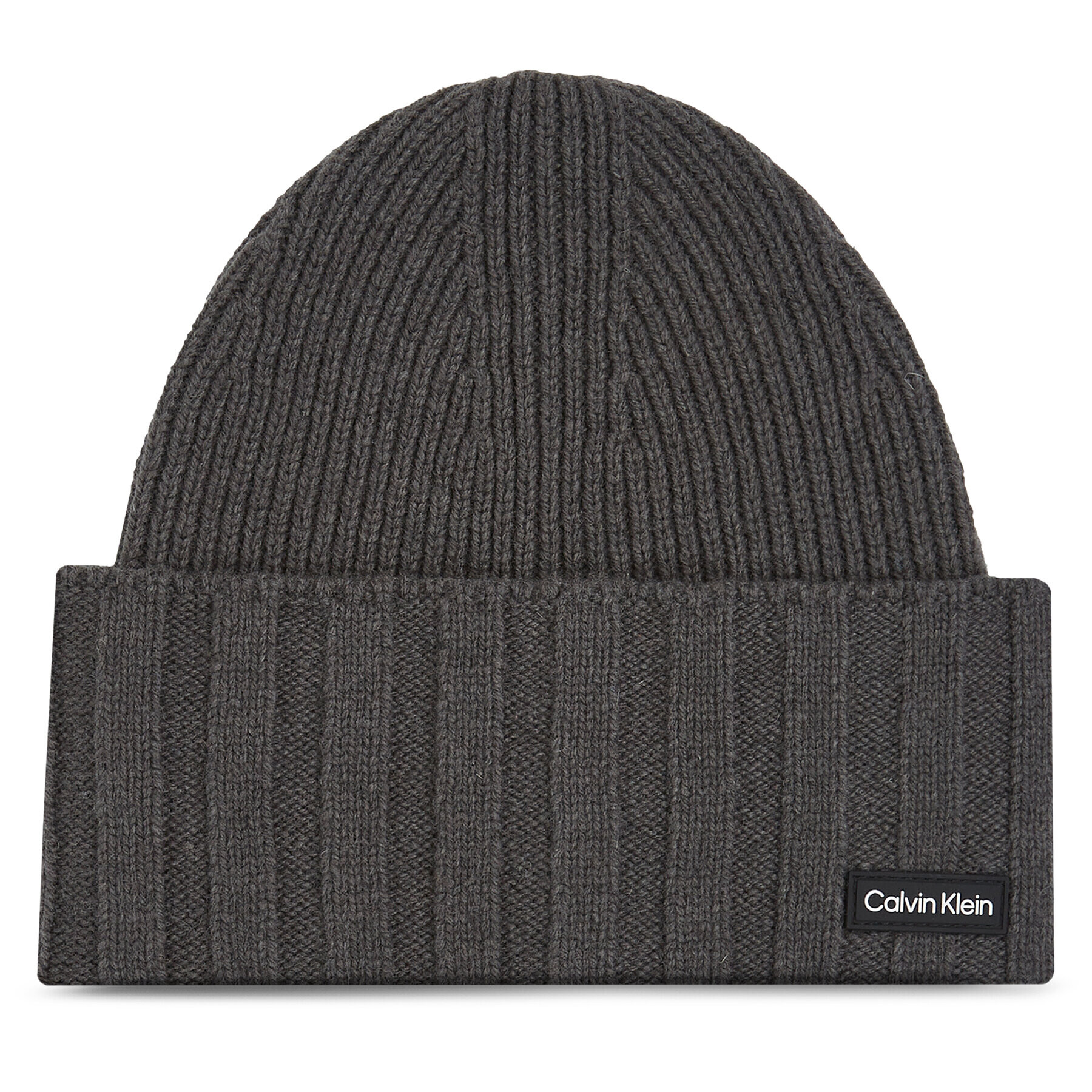 Calvin Klein Čiapka Elevated Rib Beanie K50K510985 Sivá - Pepit.sk