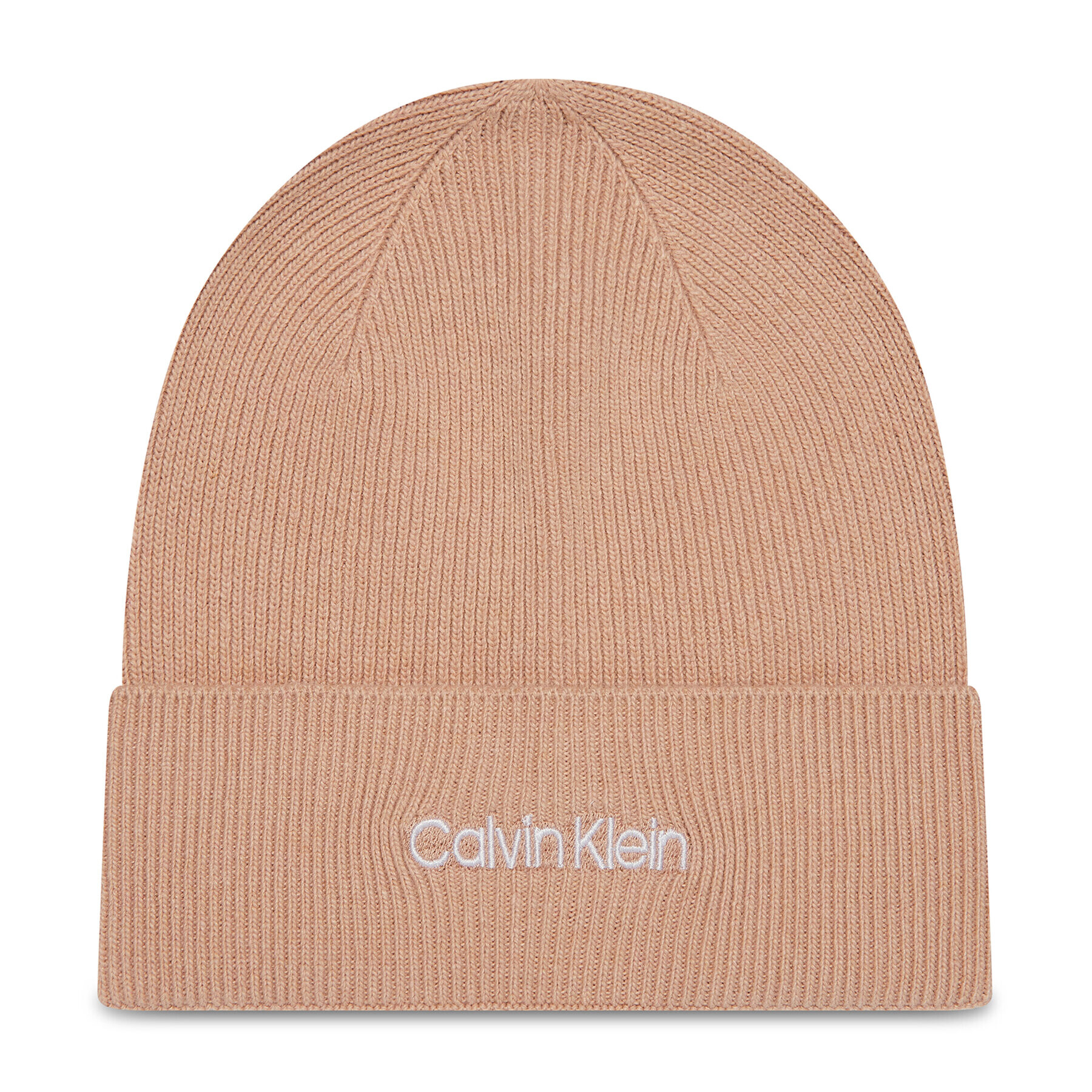 Calvin Klein Čiapka Essential Knit Beanie K60K608519 Ružová - Pepit.sk