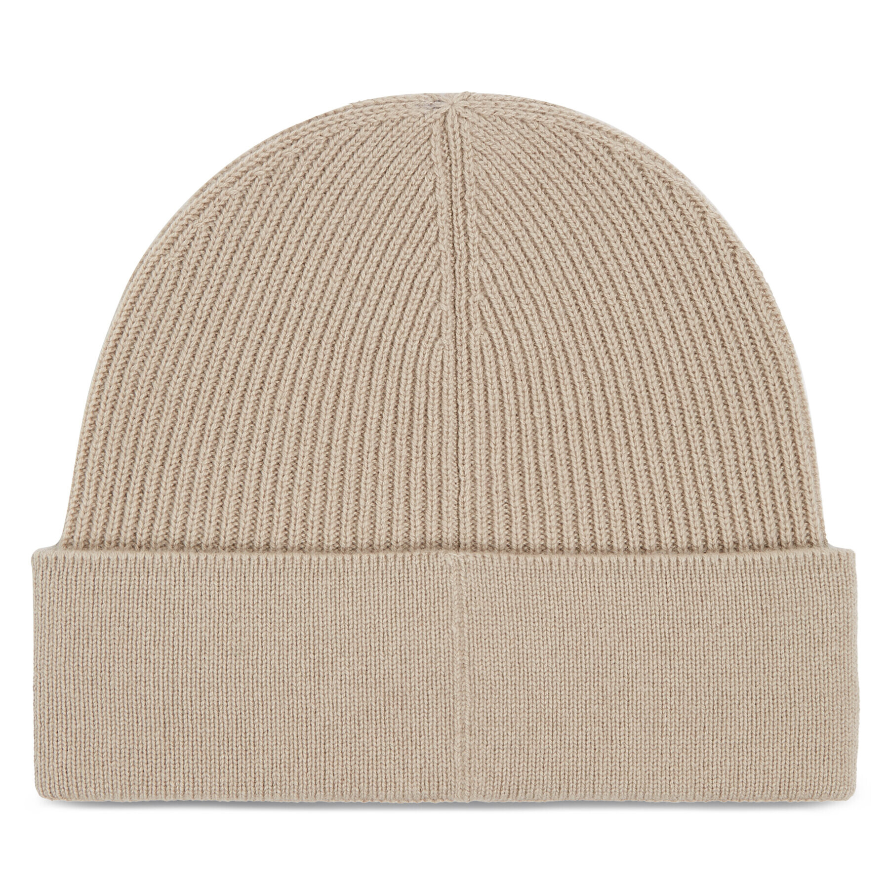 Calvin Klein Čiapka Label Cashmere Beanie K60K611156 Béžová - Pepit.sk