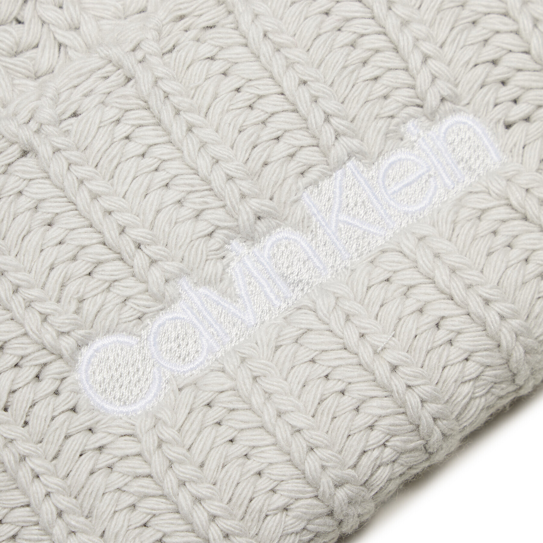 Calvin Klein Čiapka Oversized Knit Beanie W/Pompom K60K608535 Sivá - Pepit.sk