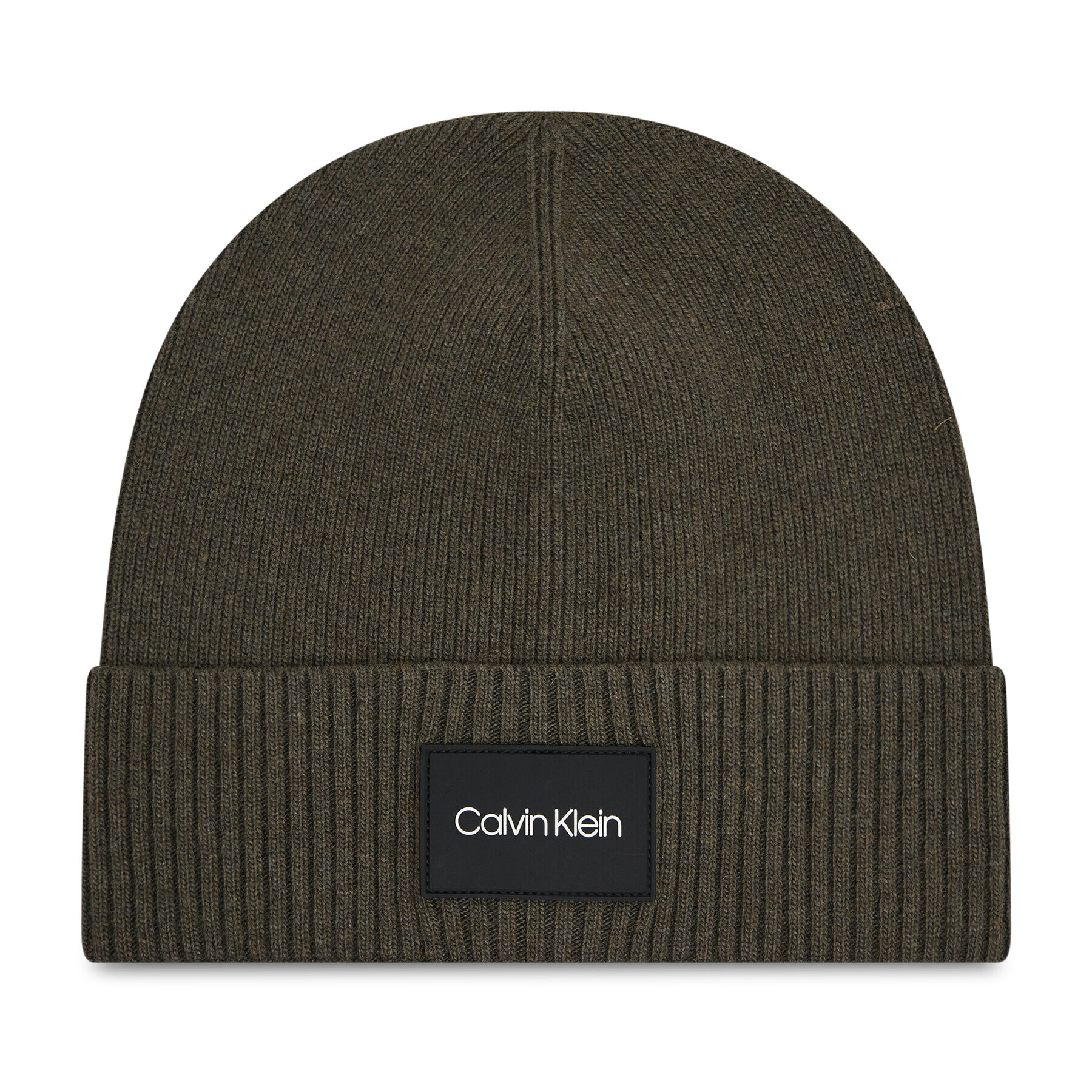 Calvin Klein Čiapka Rtw Patch Rib Beanie K50K507529 Zelená - Pepit.sk