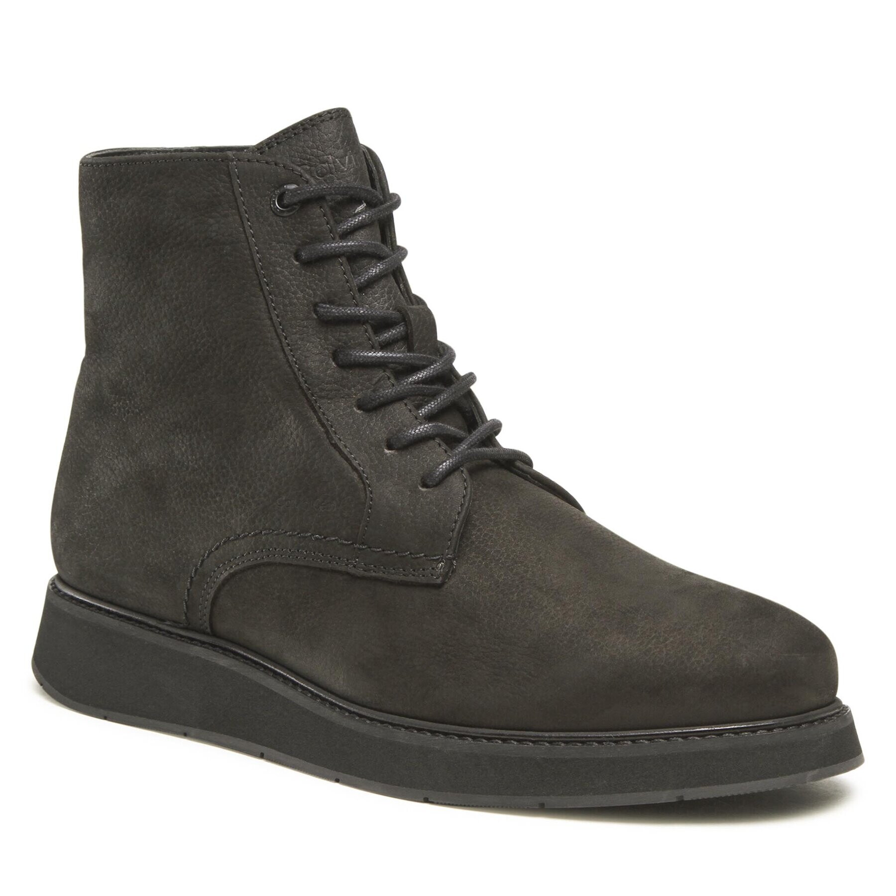 Calvin Klein Čižmy Lace Up Boot HM0HM00883 Čierna - Pepit.sk