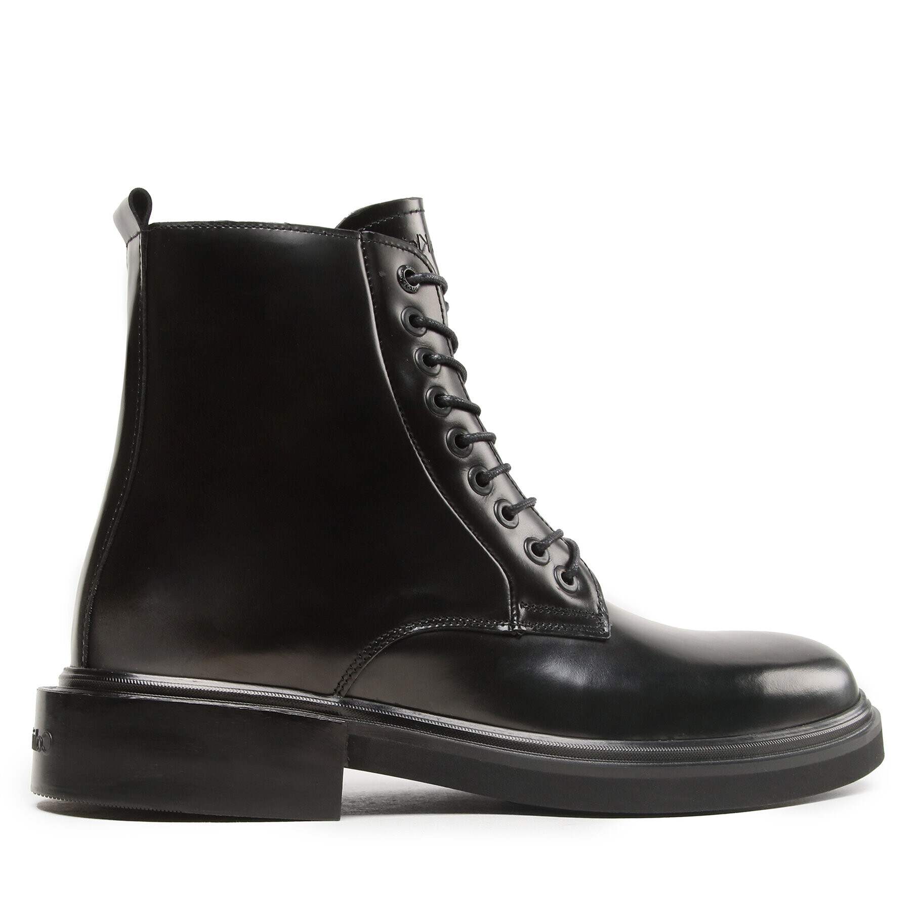 Calvin Klein Čižmy Lace Up Boot HM0HM01028 Čierna - Pepit.sk